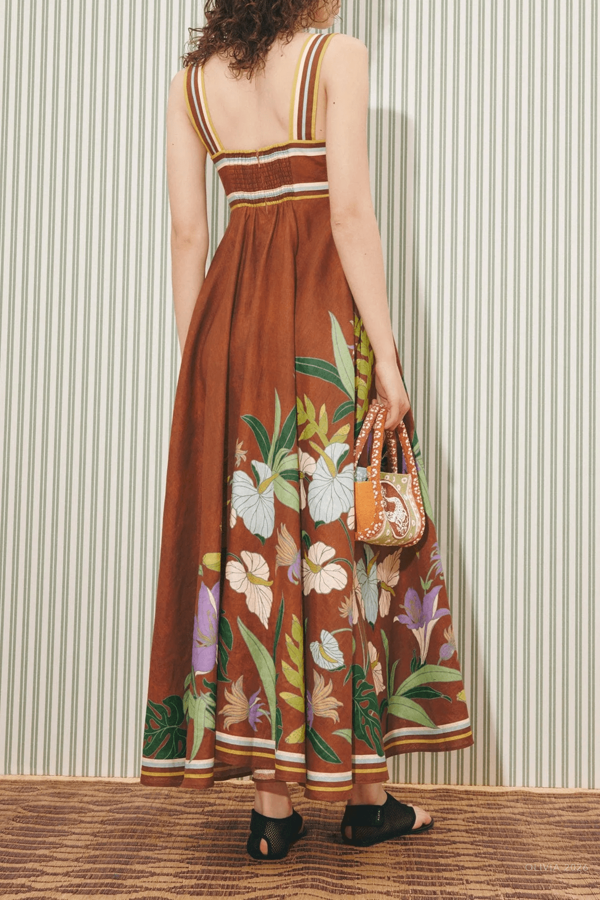 Alfie Twist Sundress in Chocolate - shop - olivia.com