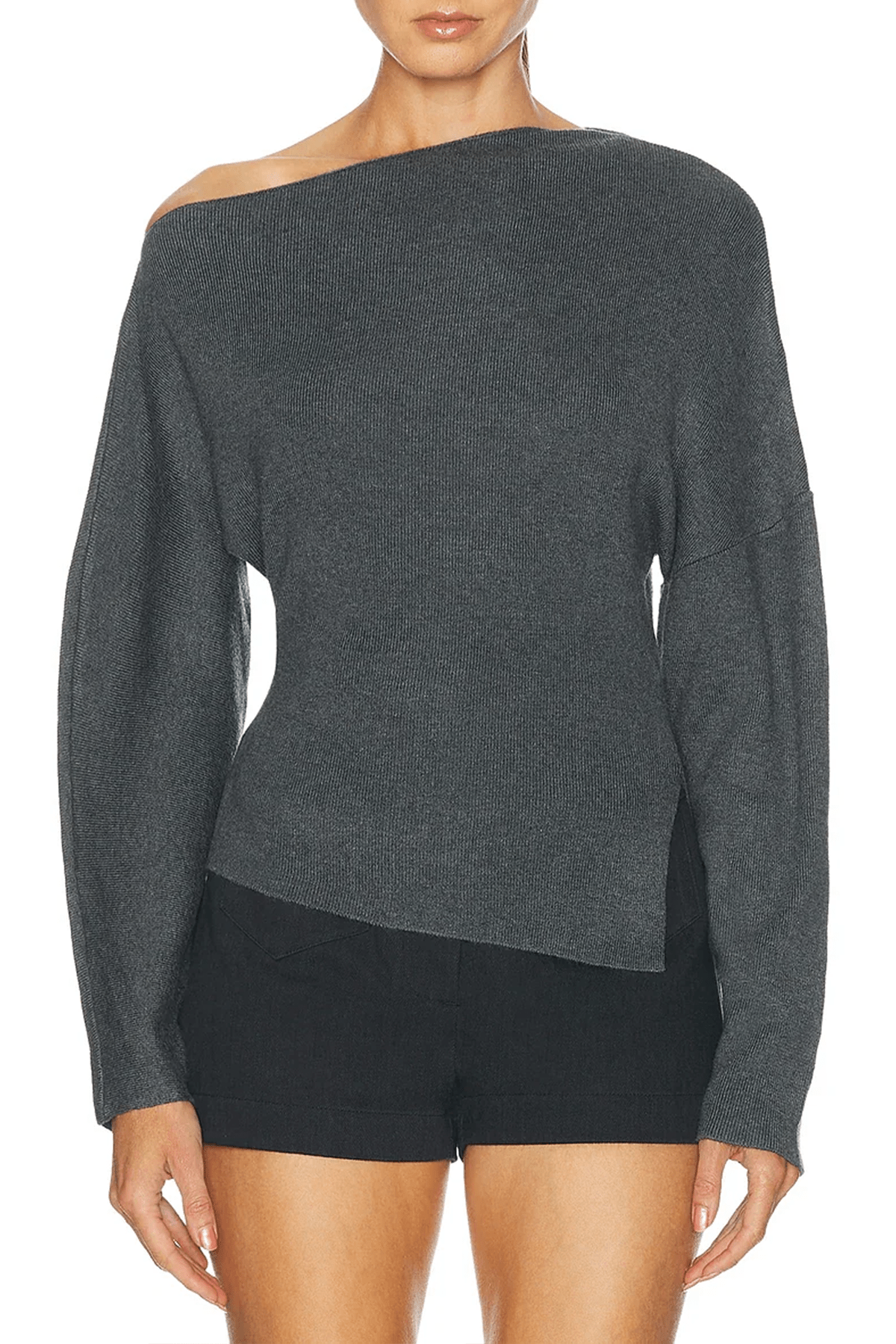 Alignment Sweater in Grey - shop-olivia.com