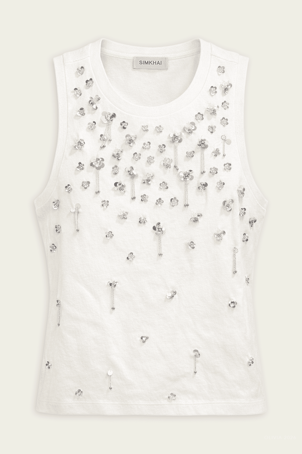 Alistair Tank Top in White - shop - olivia.com