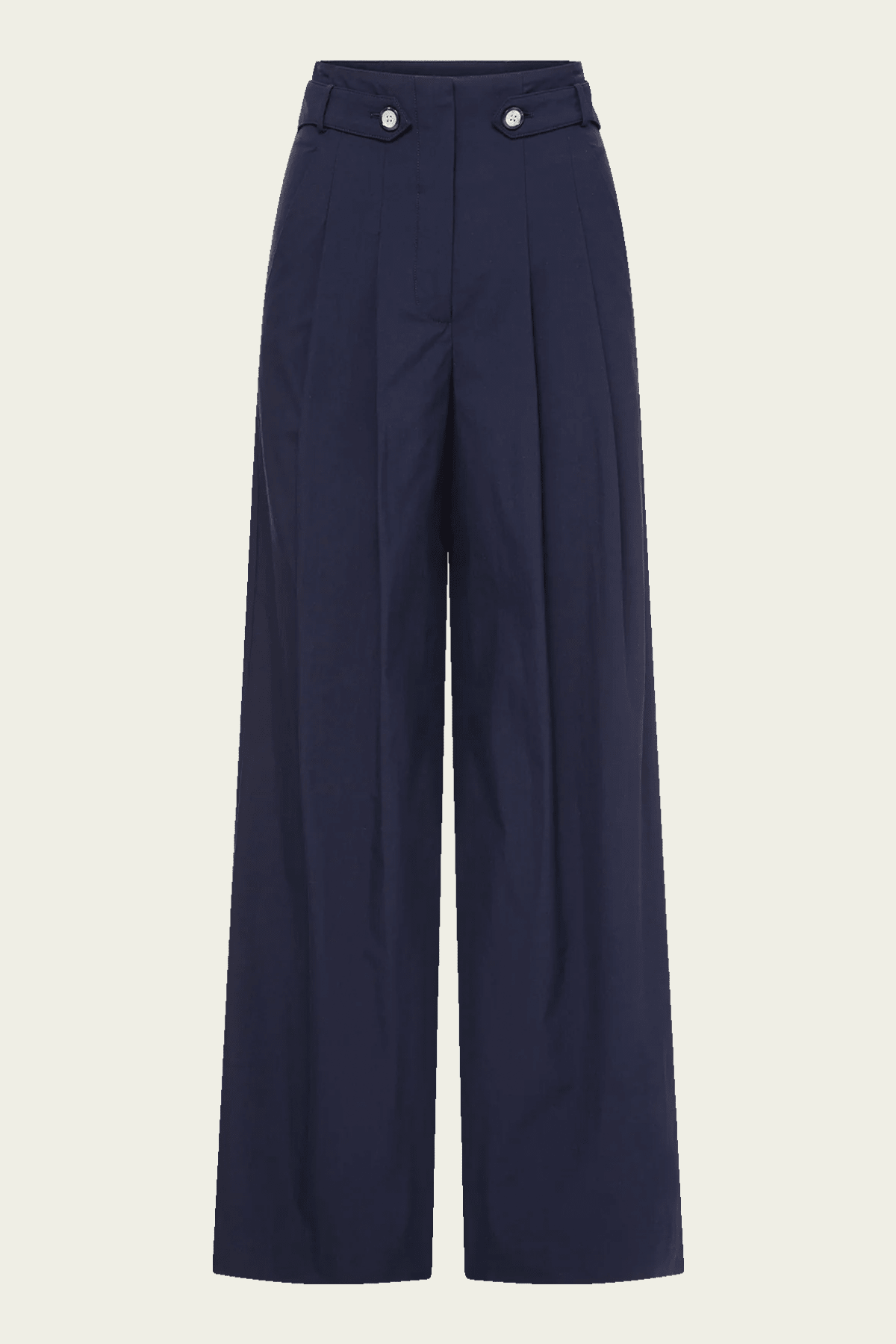 Allman Wide-Leg Pant in Navy - shop-olivia.com