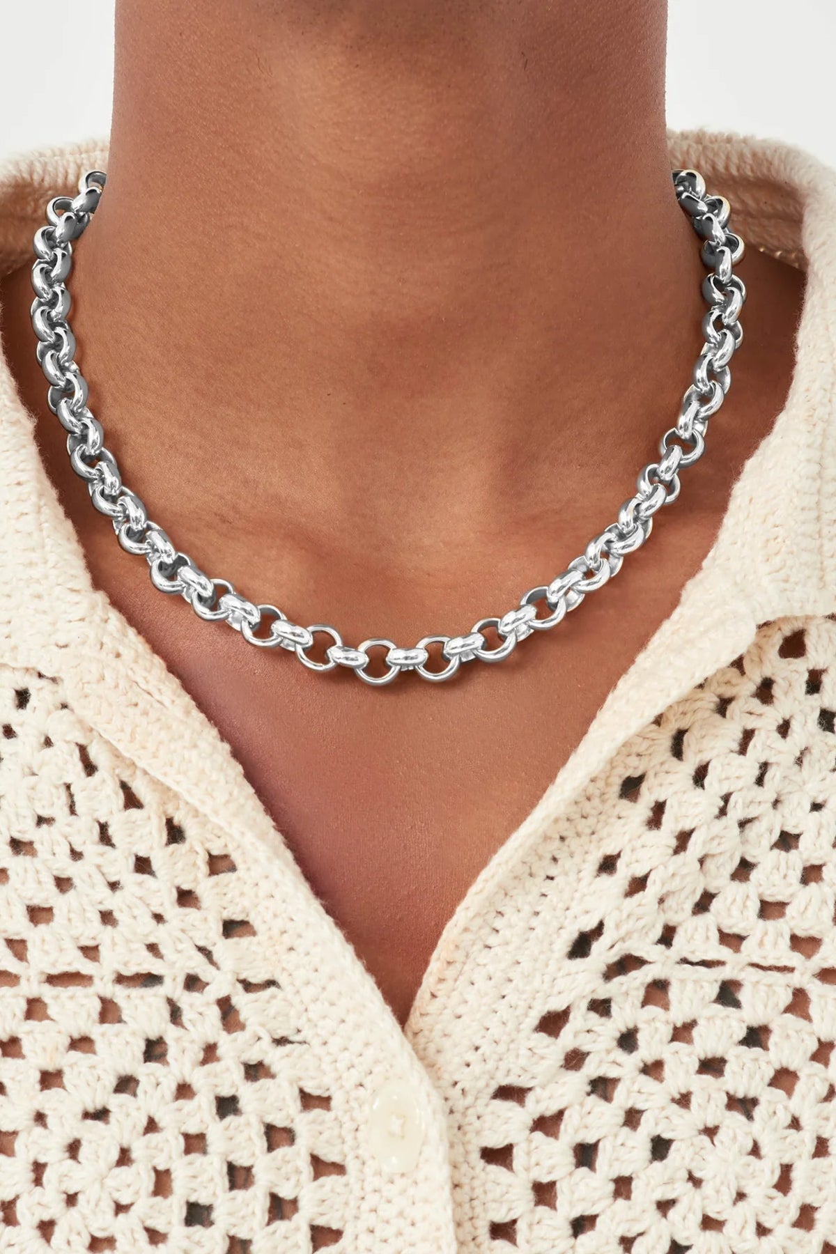 Alster Necklace in Silver - shop - olivia.com