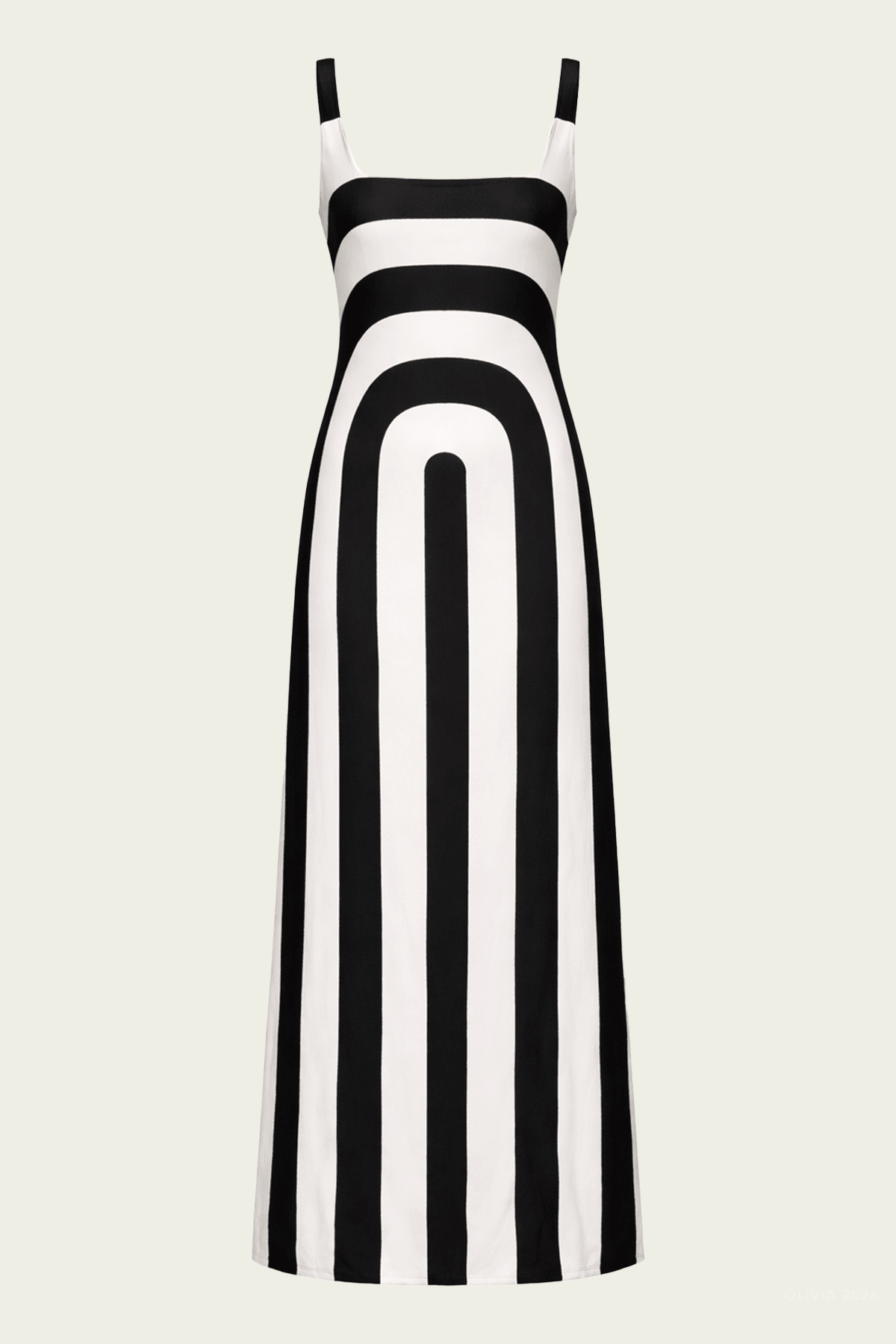 Amaranta Midi Dress in Arco Blanco White - shop - olivia.com