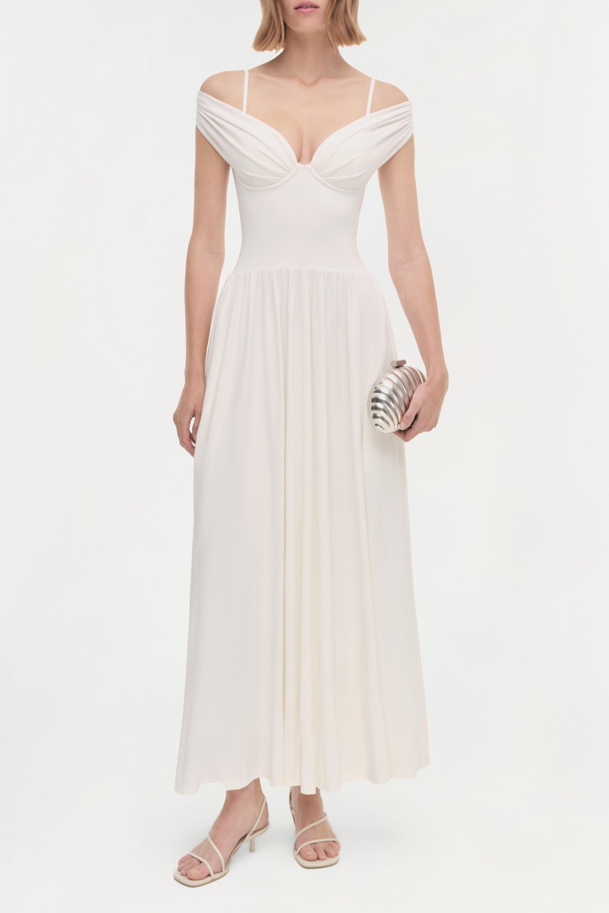 Amarantha Maxi Dress in Ivory - shop - olivia.com