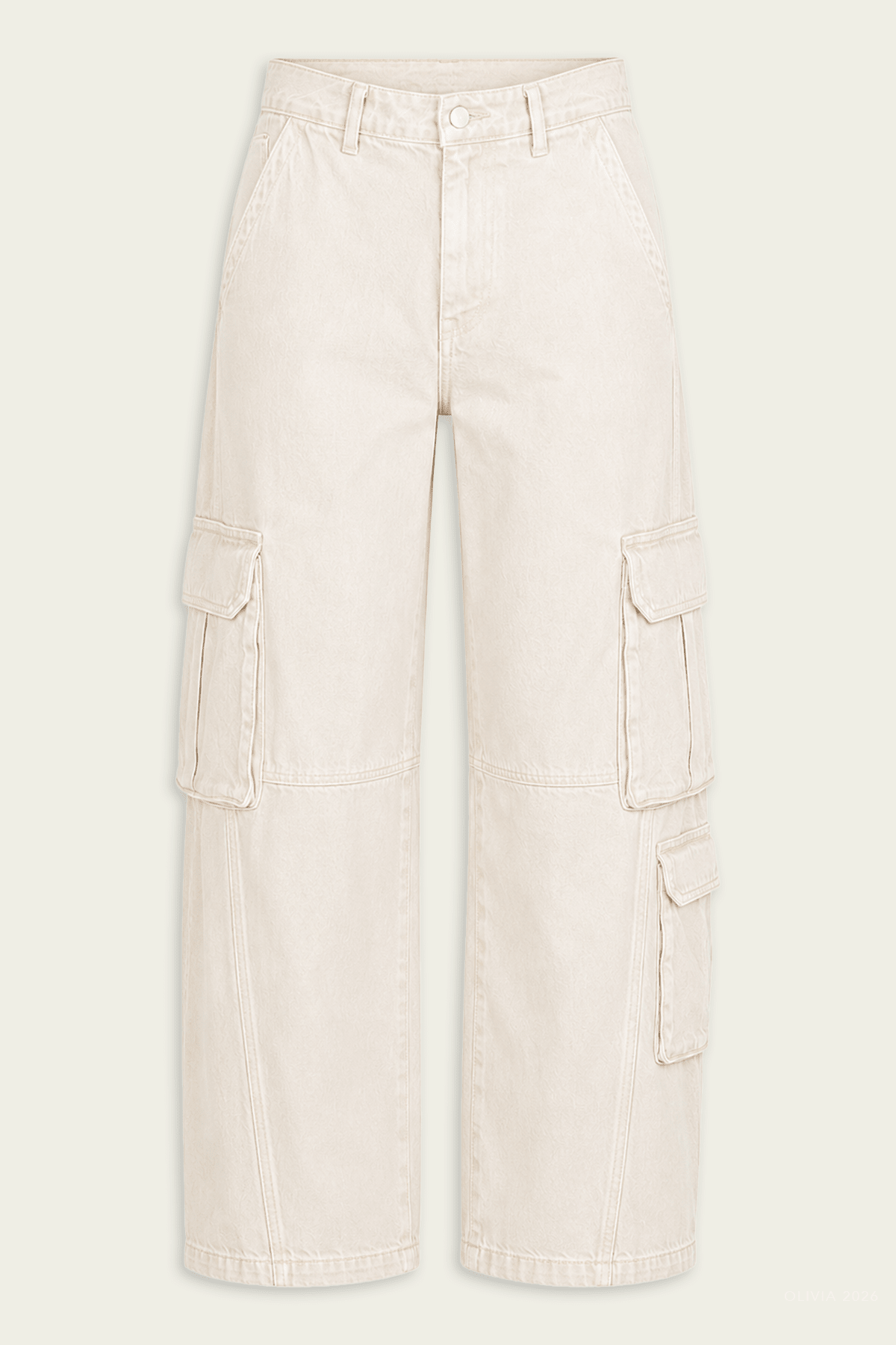 Ambika Utility Pant (Flyweight) in Bone - shop-olivia.com