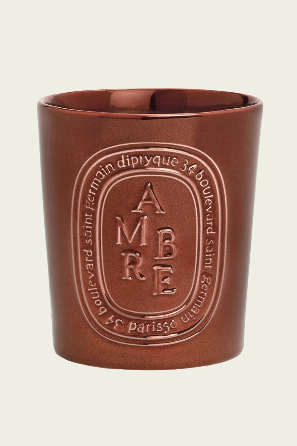 Ambre Large Colored Candle