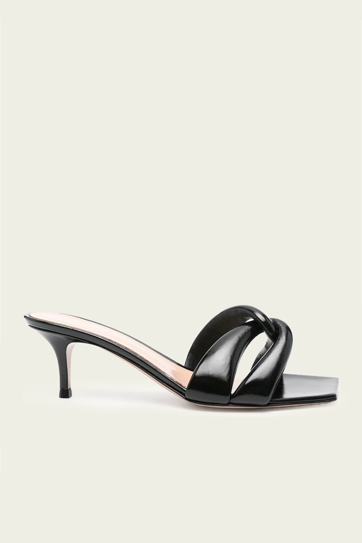 Amour 55 Mule in Black - shop - olivia.com