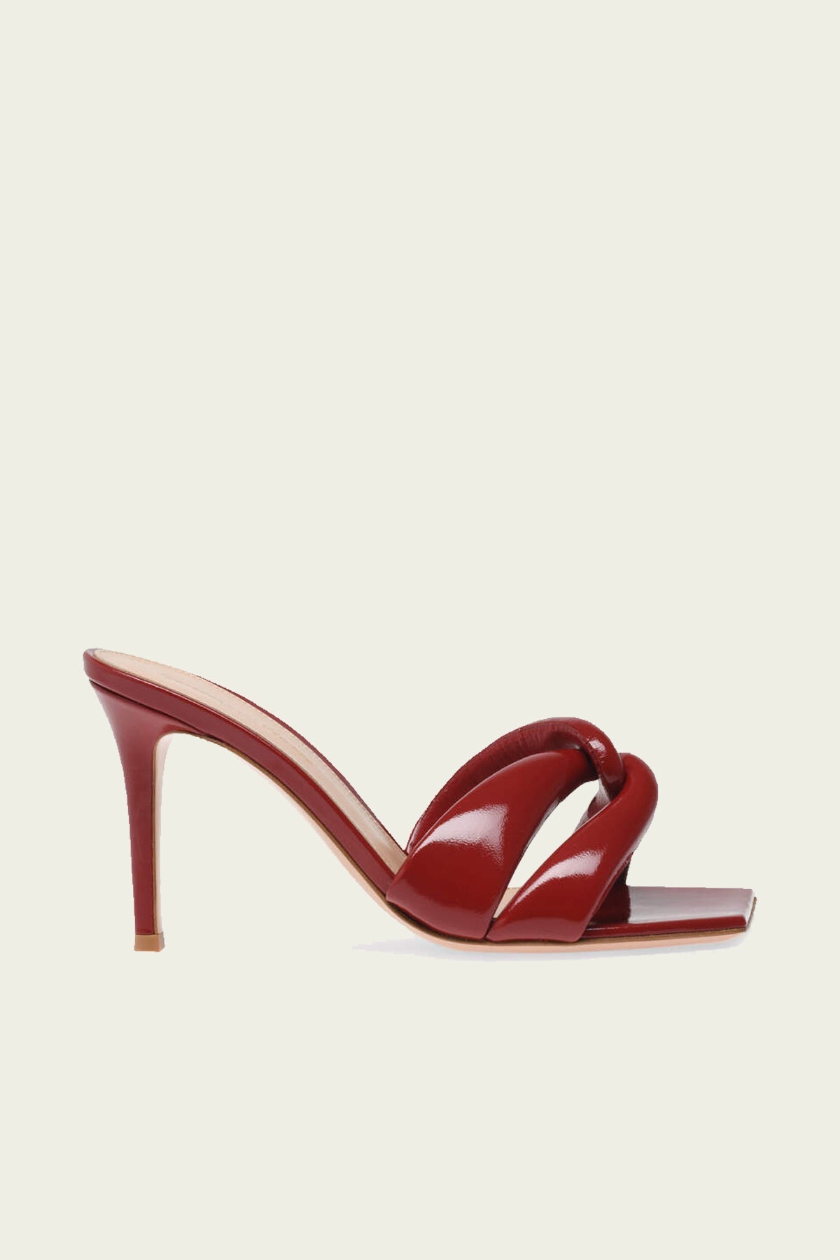 Amour 85 Mule in Nuit Rouge - shop - olivia.com