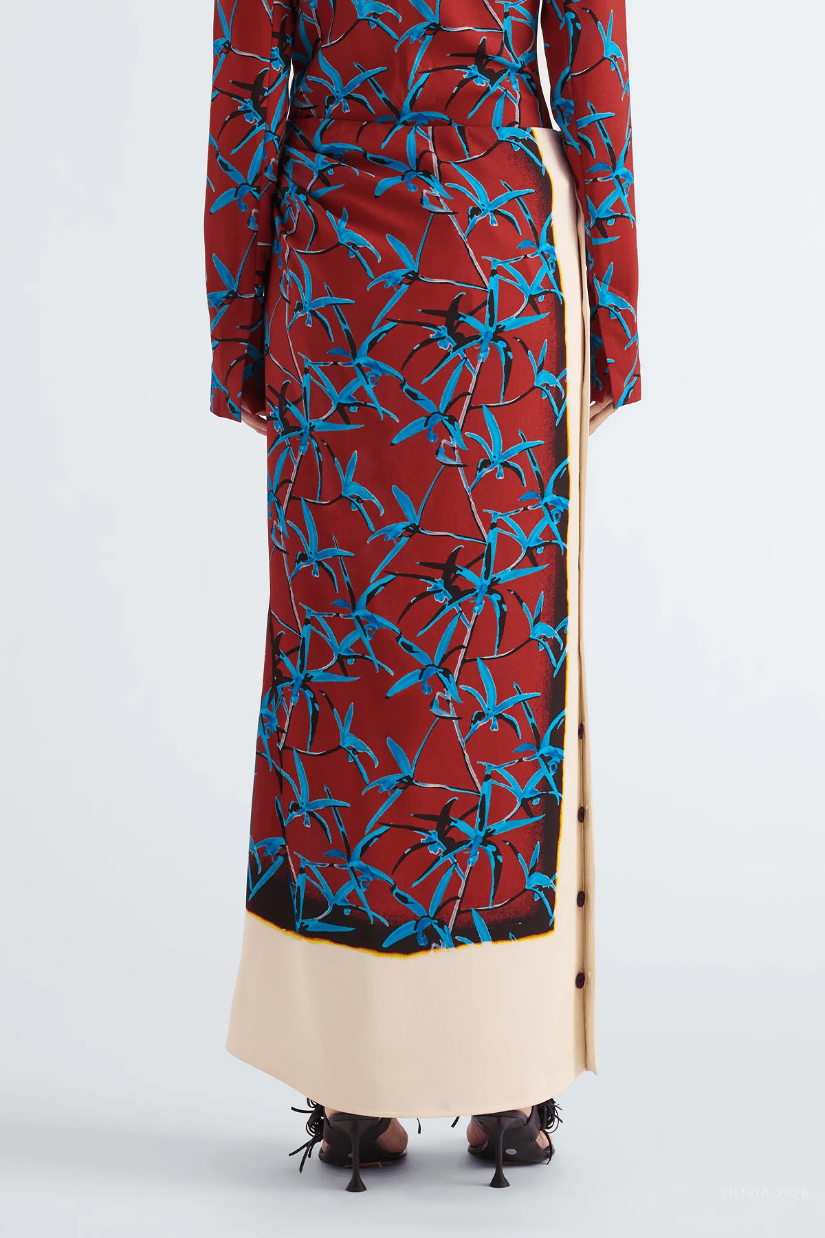 Anais Skirt in Madder Multi - shop-olivia.com