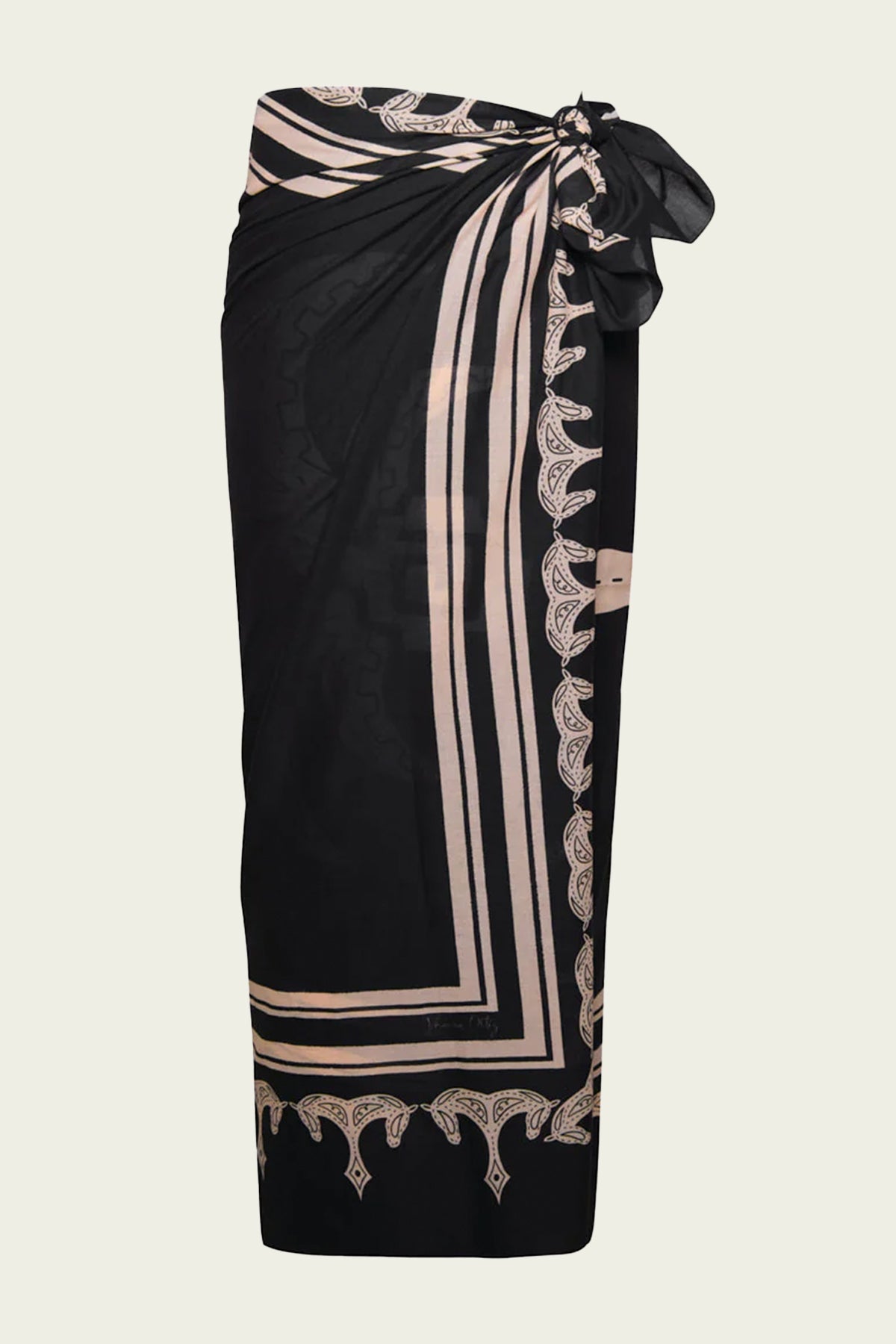 Ancestral Palm Pareo in Iconic Black - shop - olivia.com