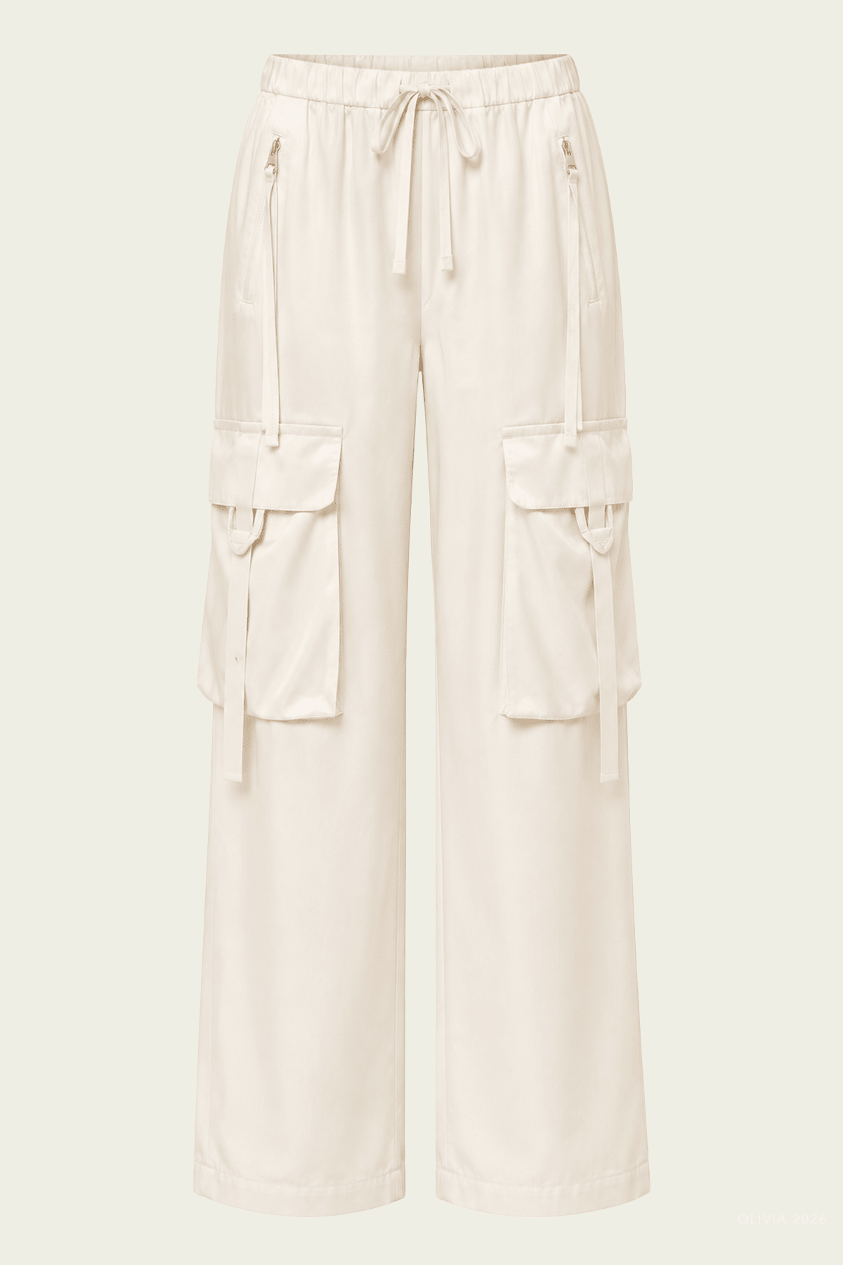 Andira Pull-On Pant in Cream - shop-olivia.com