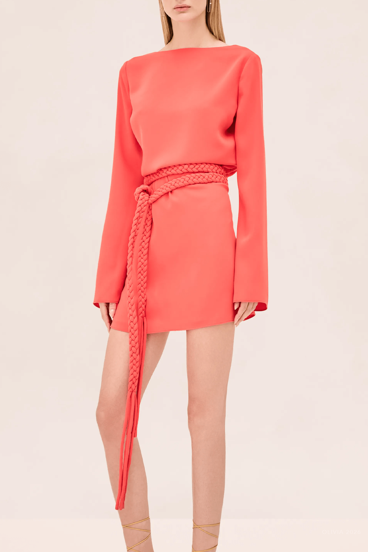 Angelie Dress in Poppy - shop - olivia.com