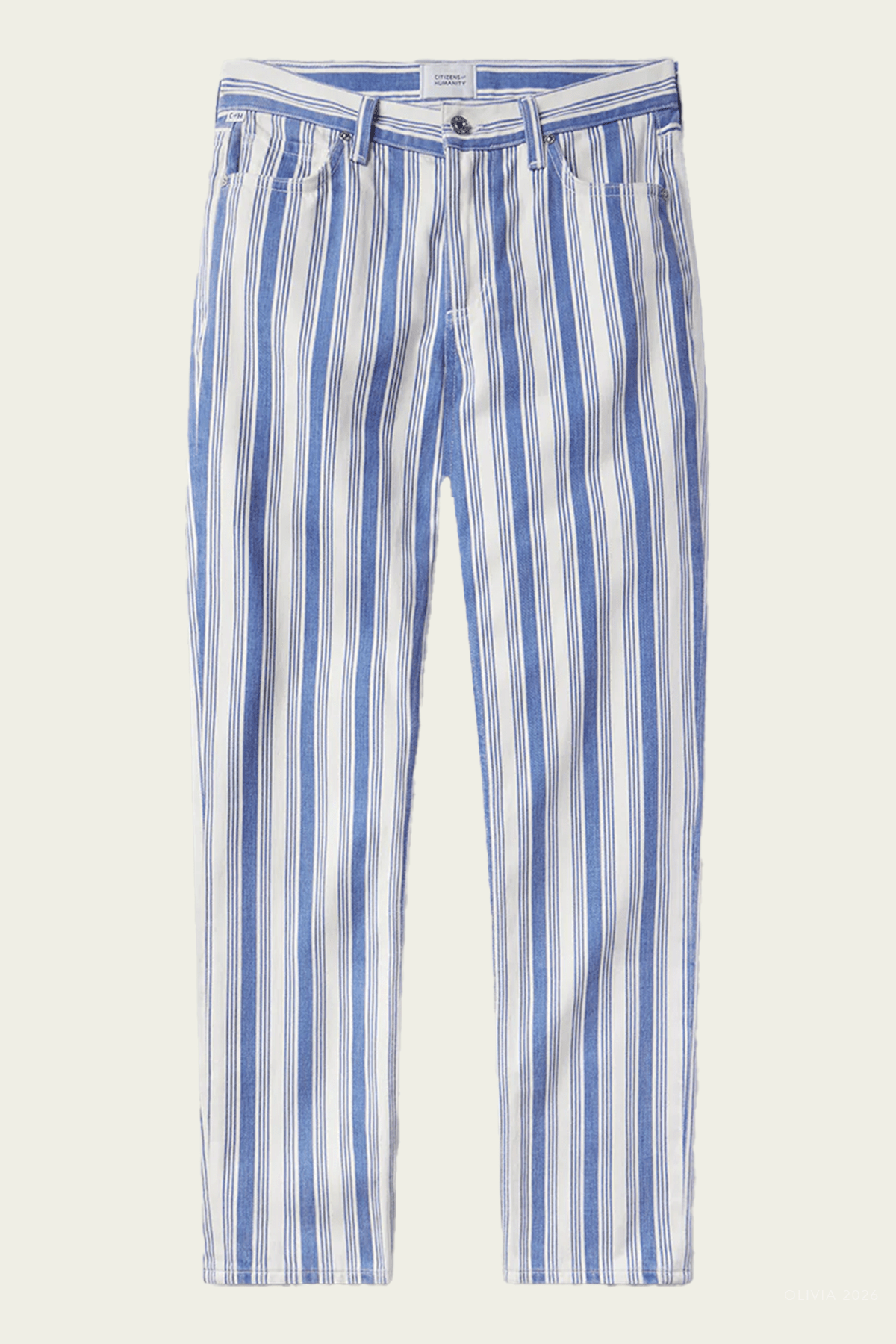 Anissa Straight Leg in Mar Stripe - shop - olivia.com