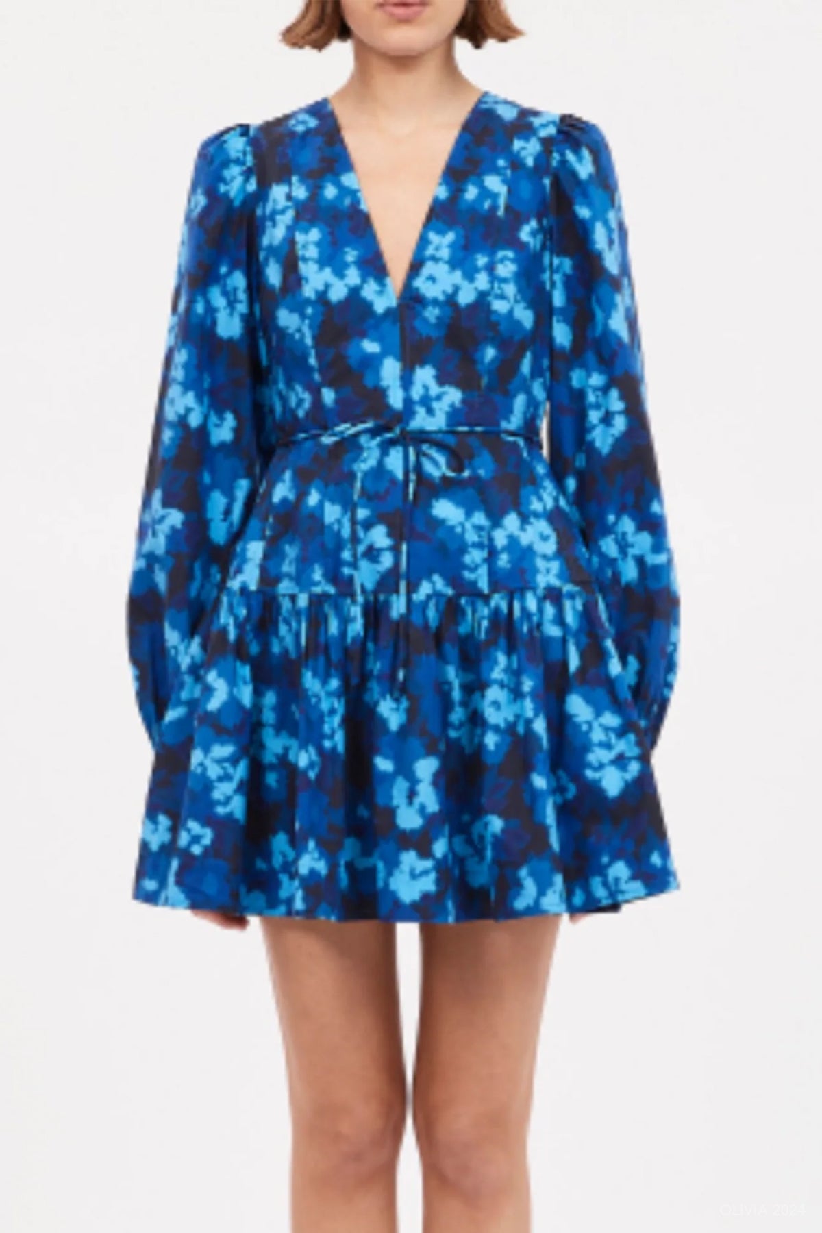 Anita Dress in Azure - shop - olivia.com