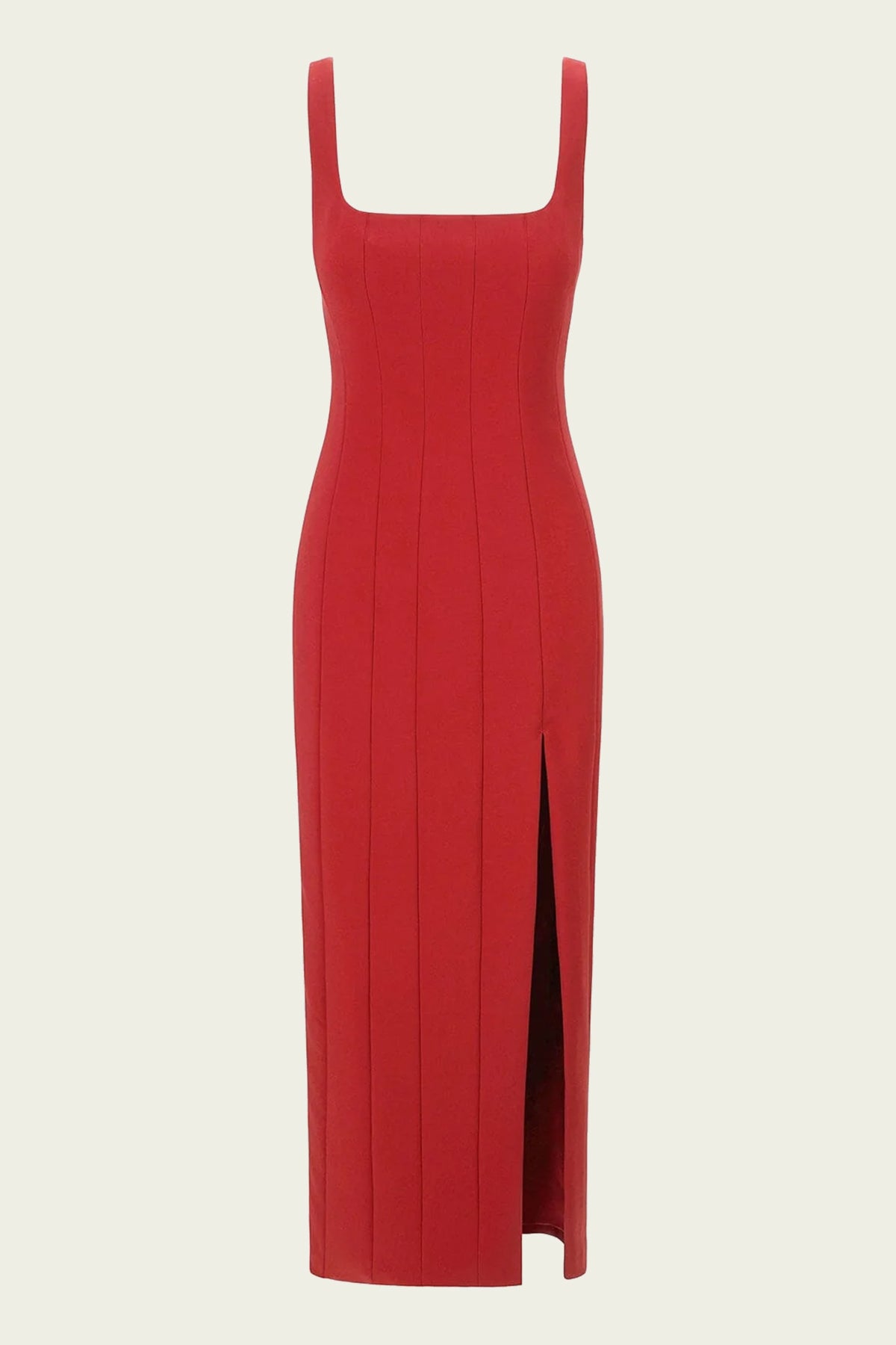 Ankle Portrait Dress in Rouge - shop - olivia.com