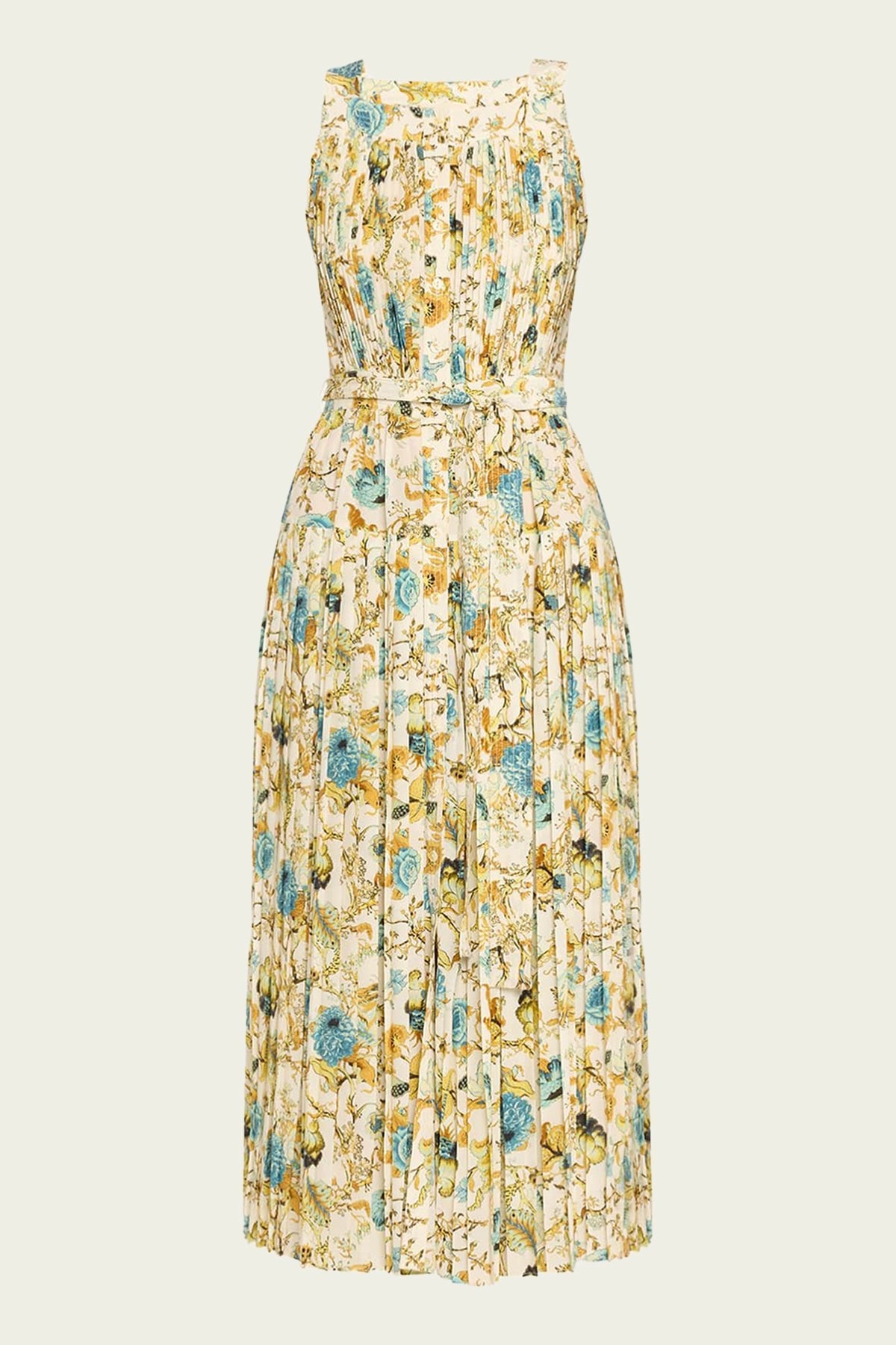 Annabeth Midi Dress in Flora - shop-olivia.com