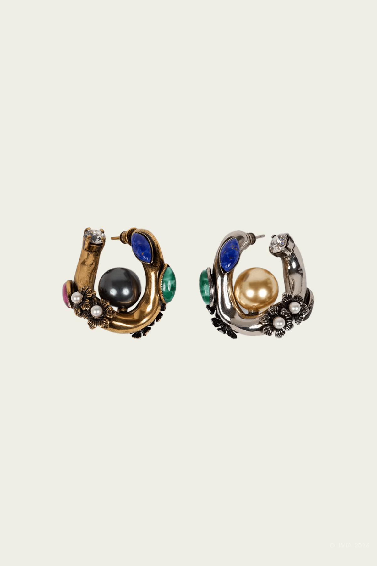 Appliques Duo Earrings - shop-olivia.com