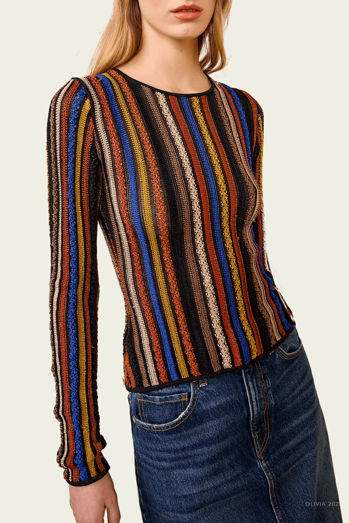 Ardith Knit Long Sleeve Top in Zoisite - shop - olivia.com