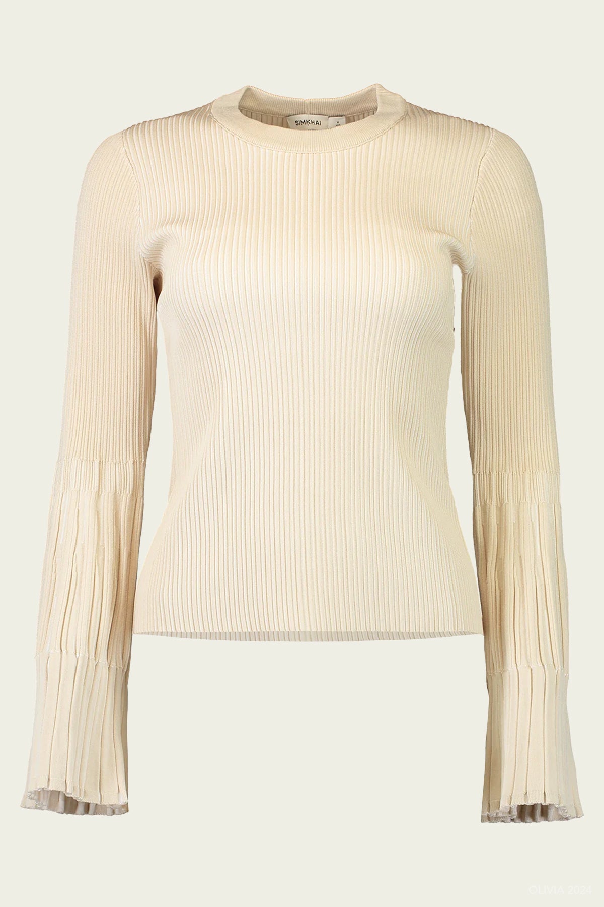 Aris Long Sleeve Top in Sand Multi - shop - olivia.com