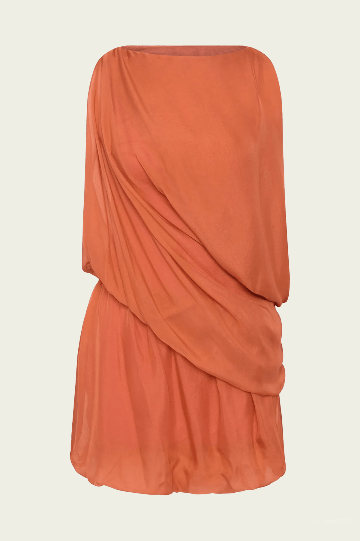 Arisa Mini Dress in Watermelon - shop-olivia.com