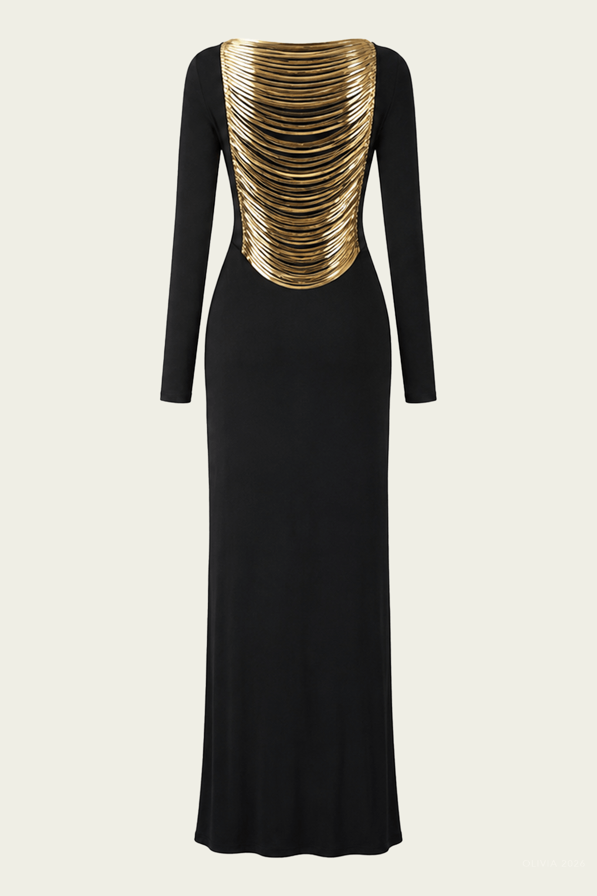 Armand Gown in Black - shop-olivia.com