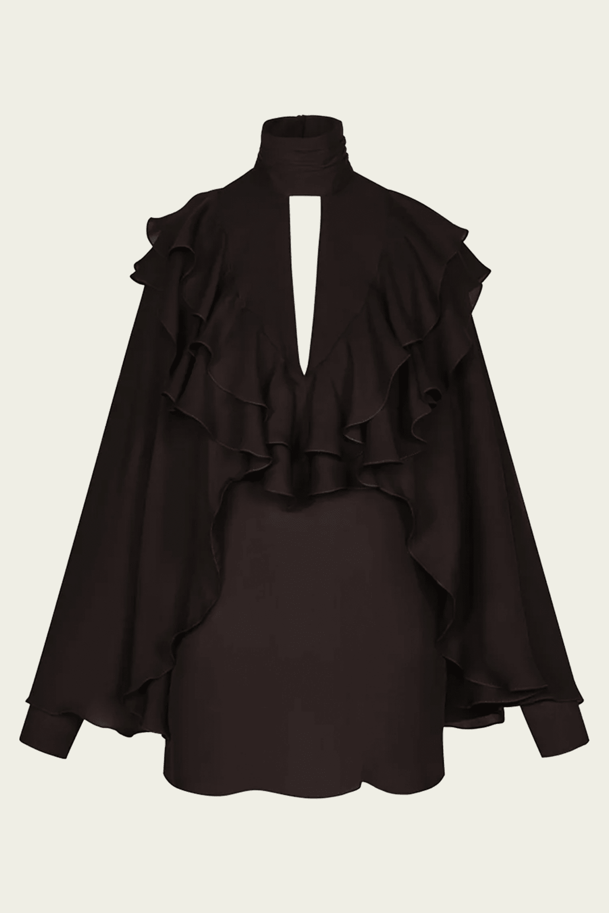 Aroma Invernal Top in Dark Chocolate - shop-olivia.com