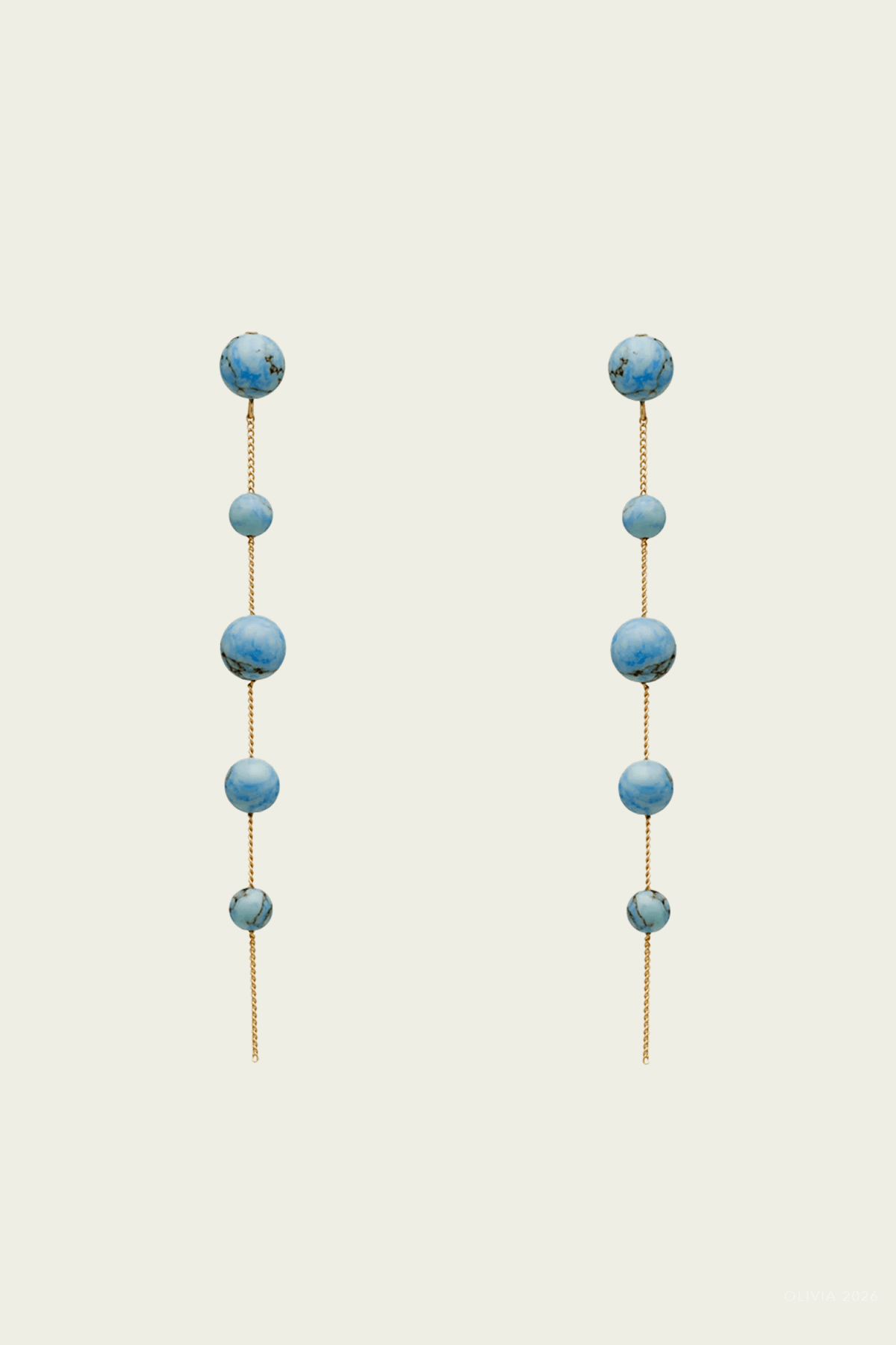 Atum Earrings in Ibiza Turquoise - shop - olivia.com