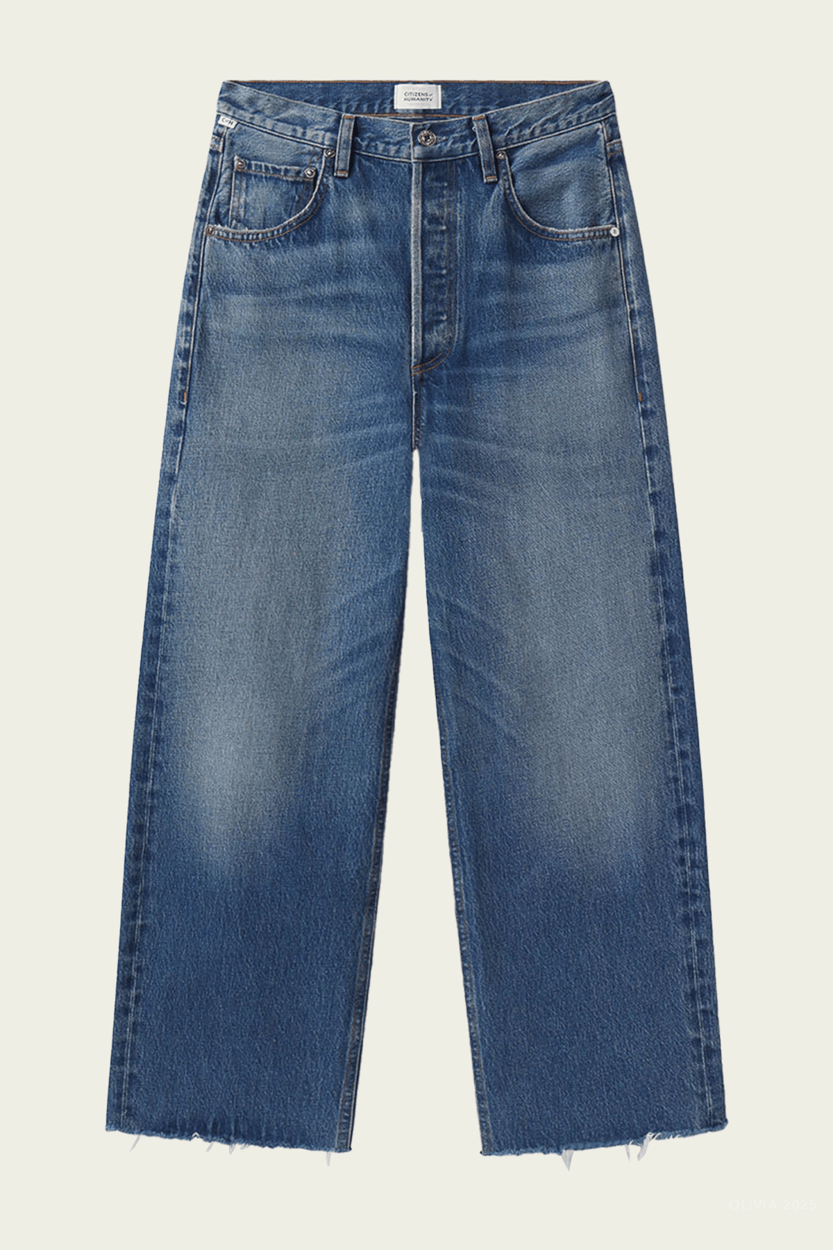 Ayla Raw Hem Crop In Chaya - shop - olivia.com