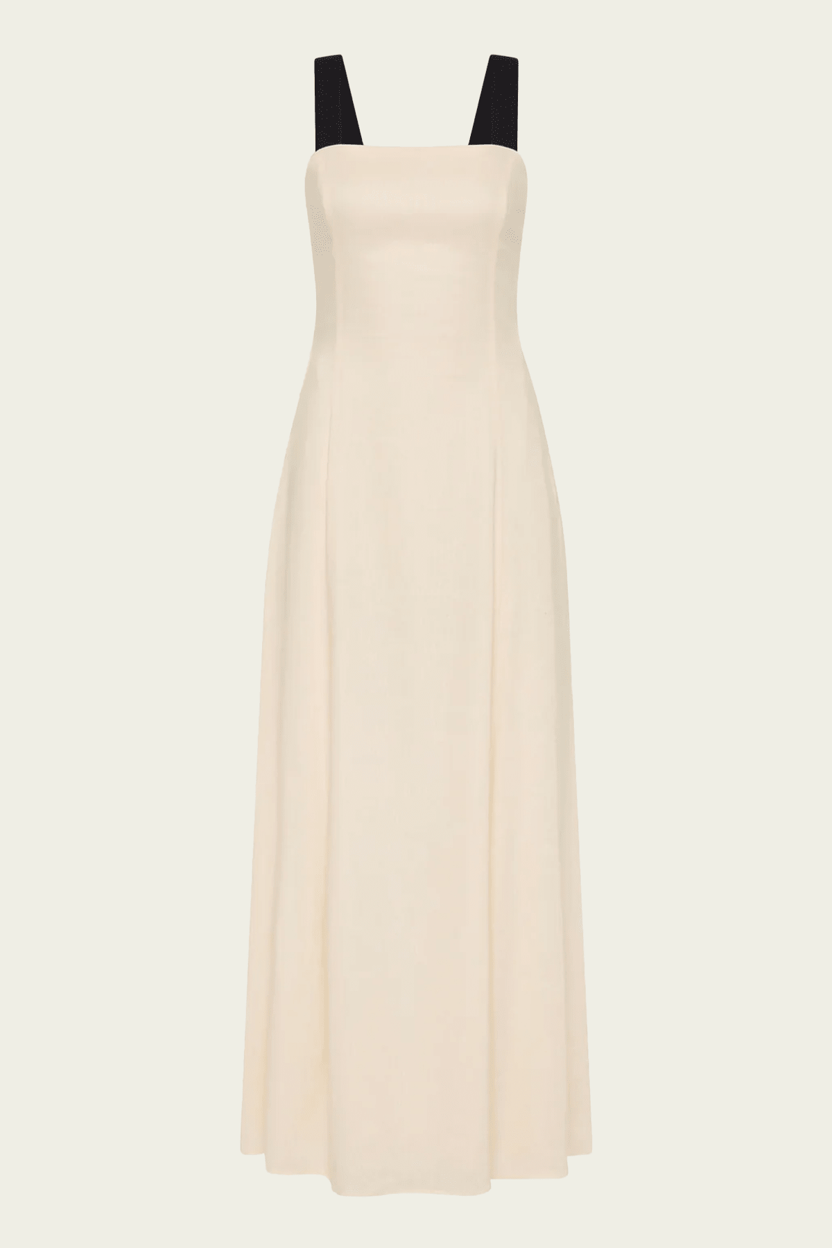Ayla Tie Back Maxi Dress in Bone - shop-olivia.com