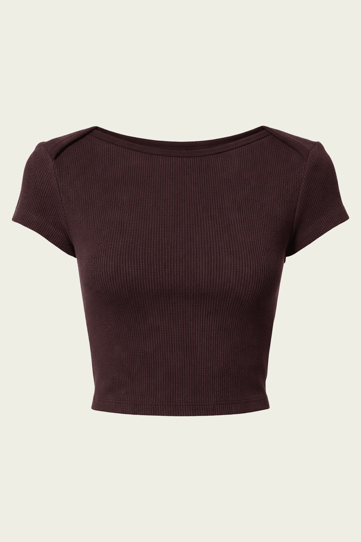 Baby Waffle Tee in Chocolate - shop - olivia.com