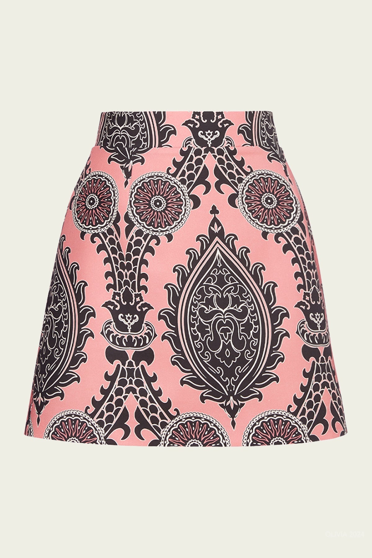 Baia Mini Skirt in Oltrarno Pink - shop - olivia.com