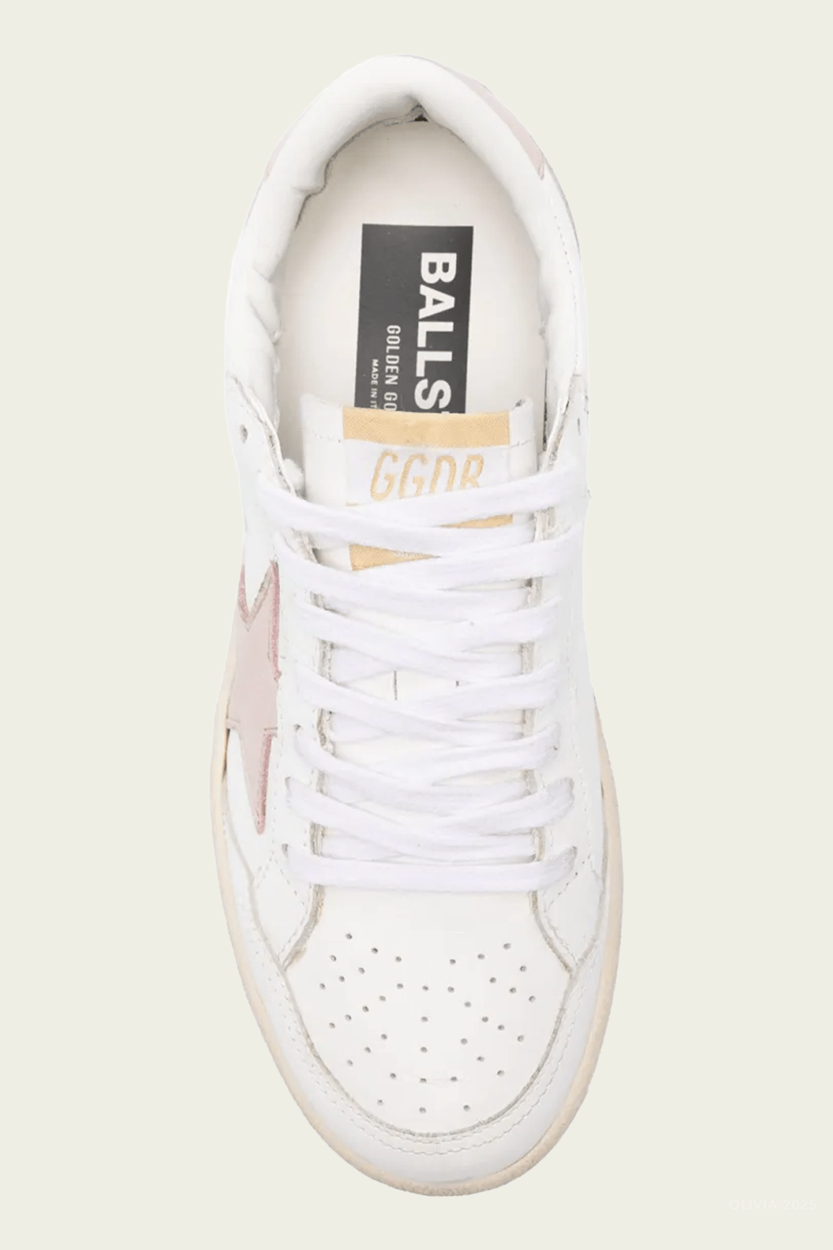 Ball-Star 2 White Pink Leather Sneaker Ball-Star 2 White Pink Leather Sneaker