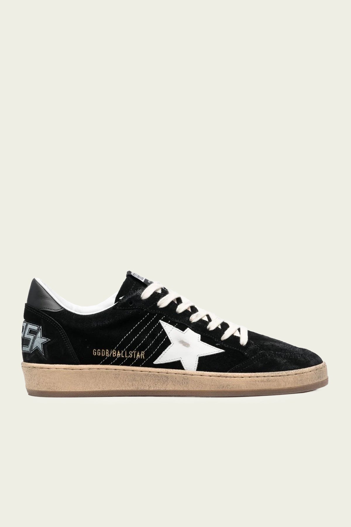 Ball - Star Black Suede Leather Men Sneaker - shop - olivia.com