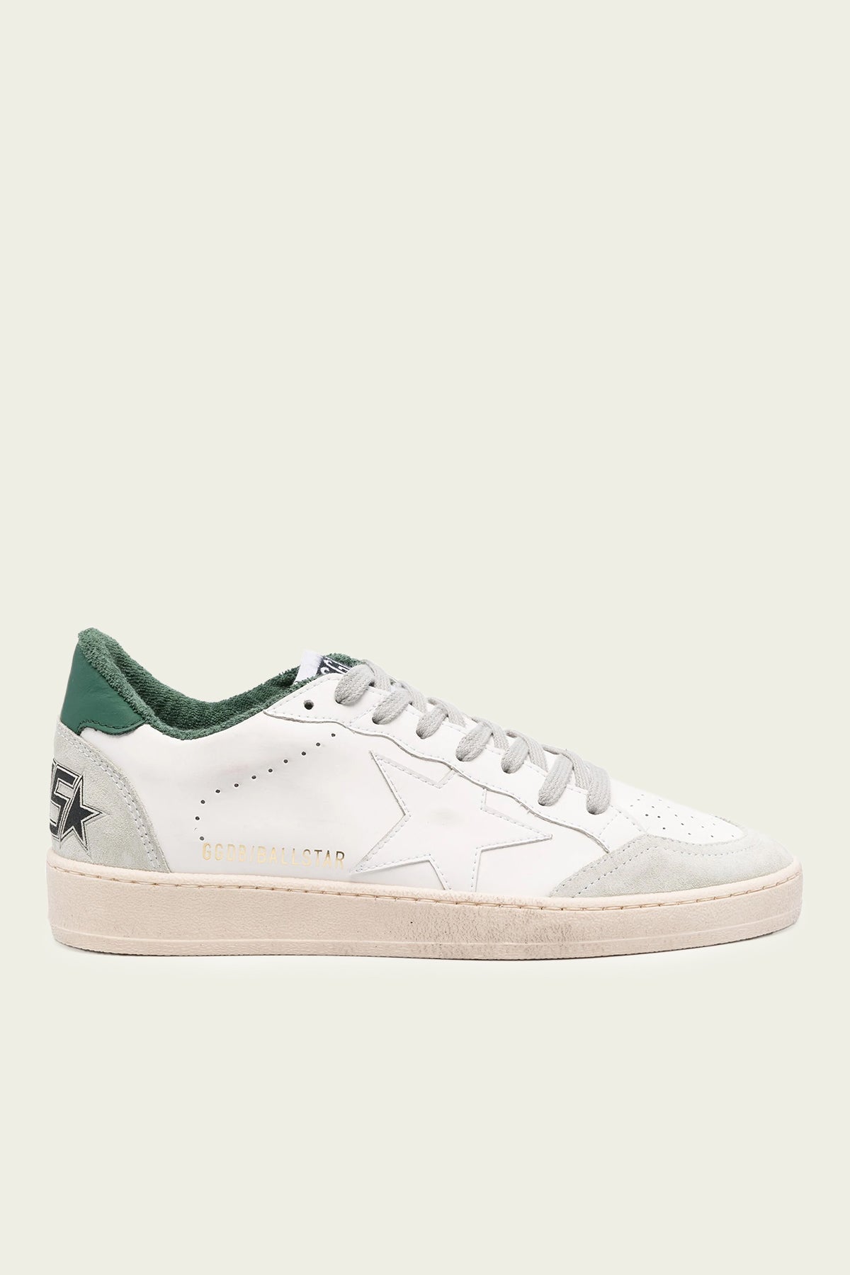 Ball - Star White Green Leather Men Sneaker - shop - olivia.com