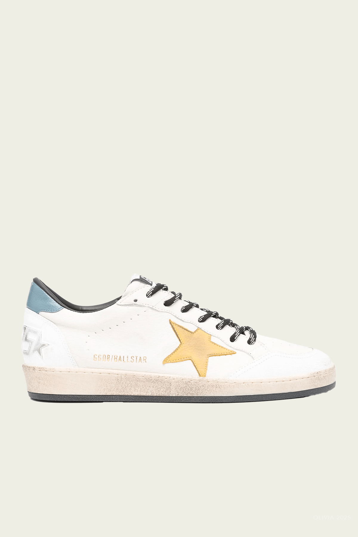 Ball - Star White Honey Leather Men Sneaker - shop - olivia.com