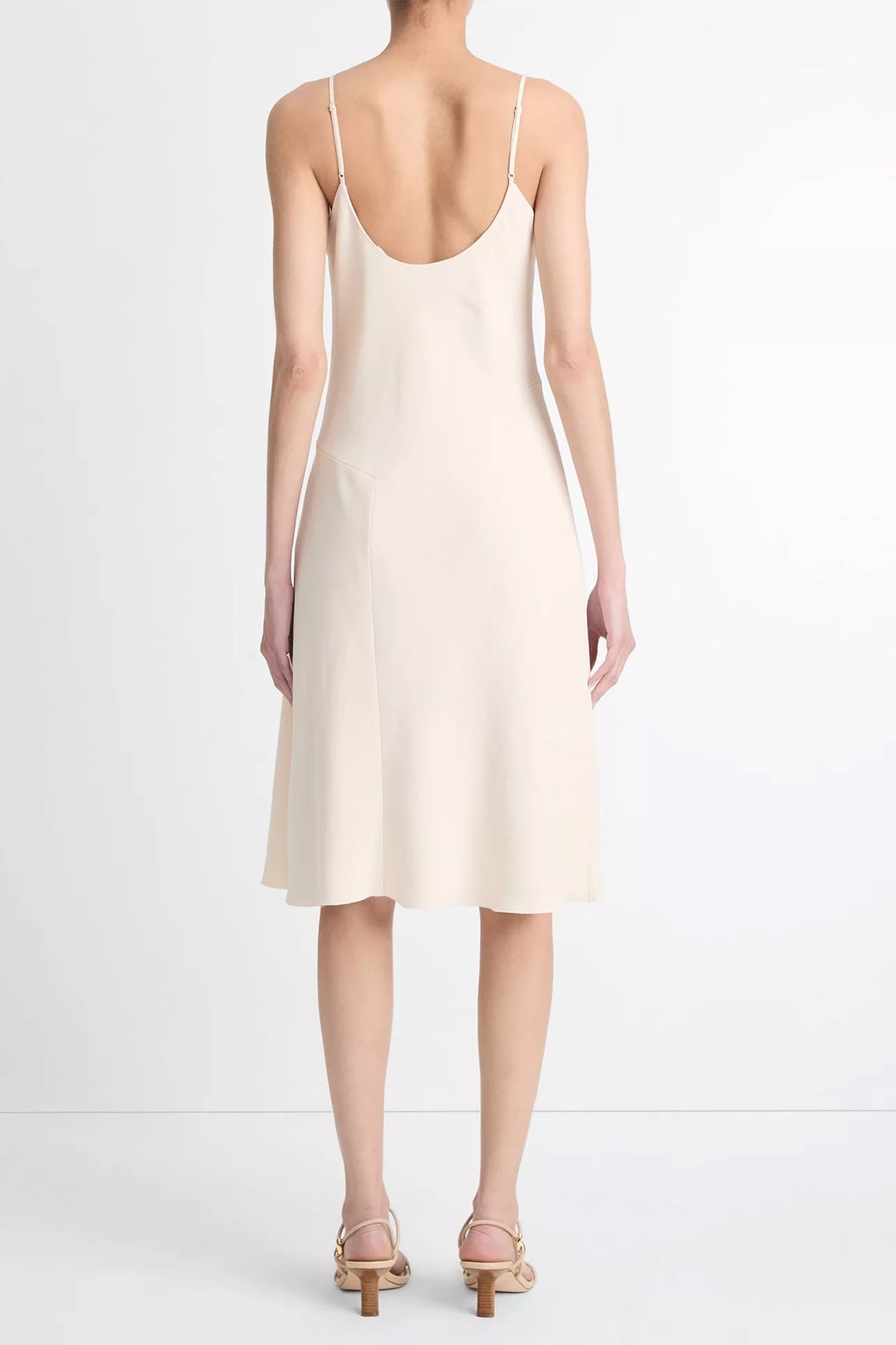 Ballet Slip Dress in Flaxen - shop-olivia.com