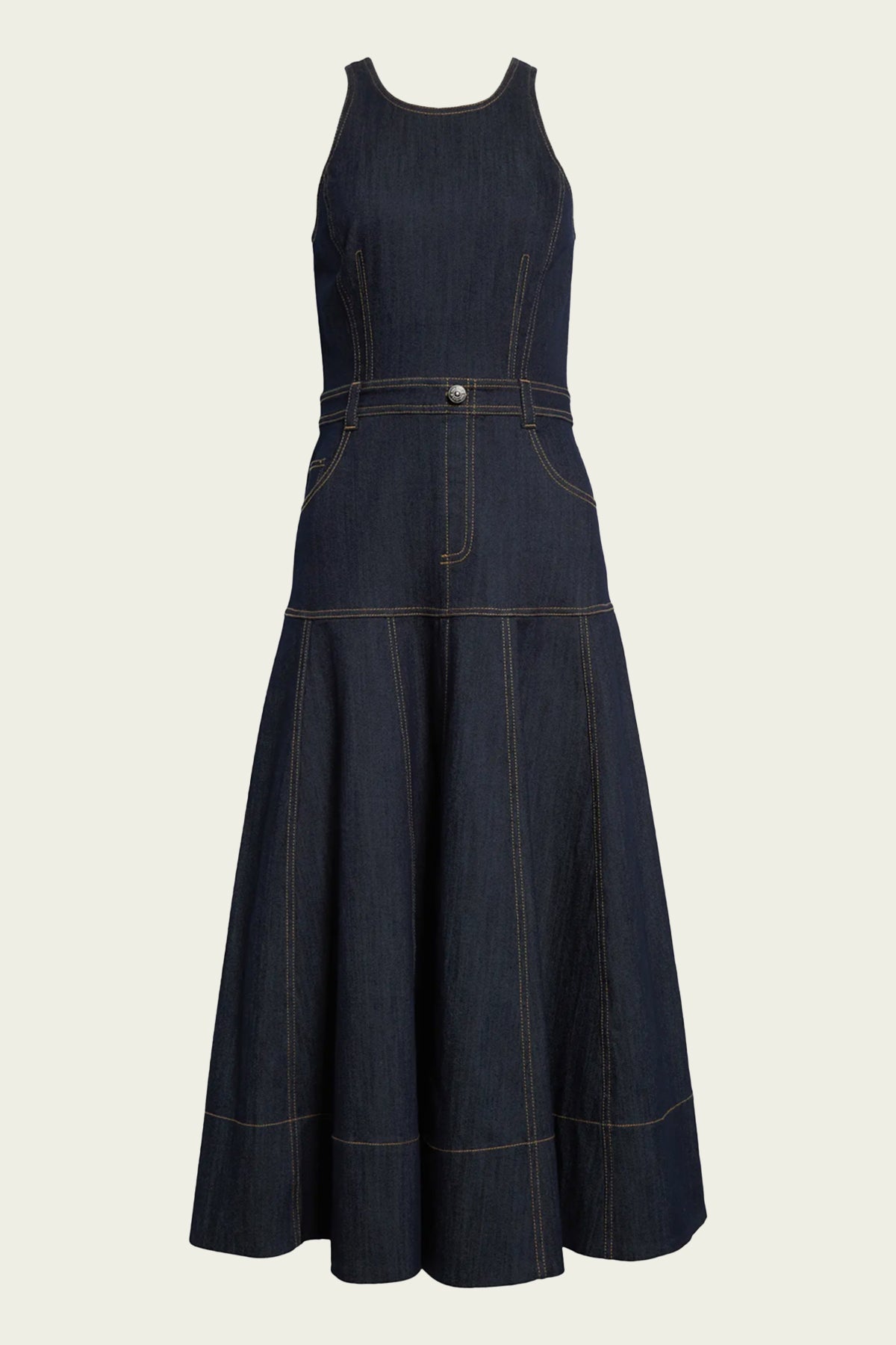 Baran Dress in Denim - shop - olivia.com