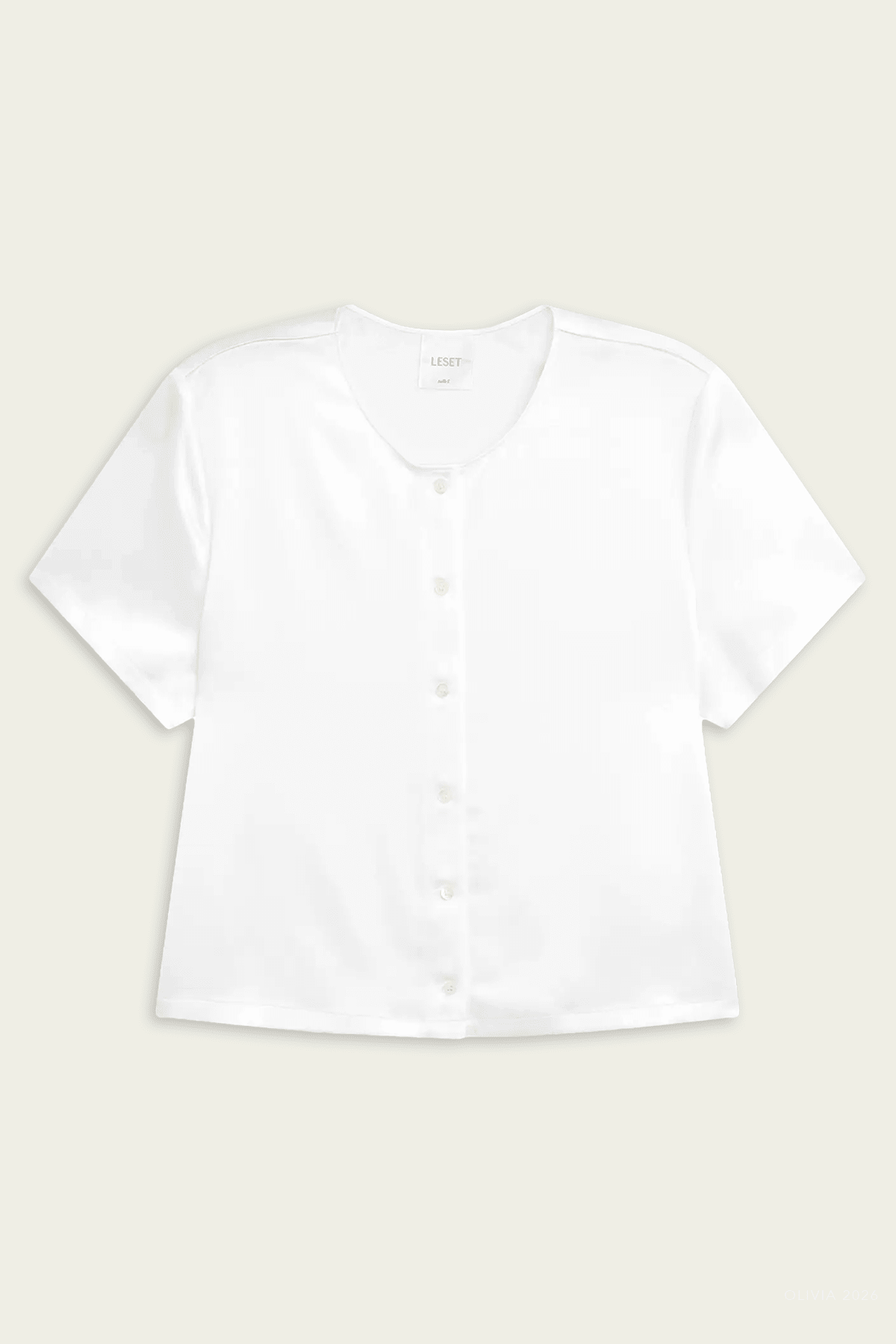 Barb Short Sleeve Cardigan in Optic White - shop-olivia.com