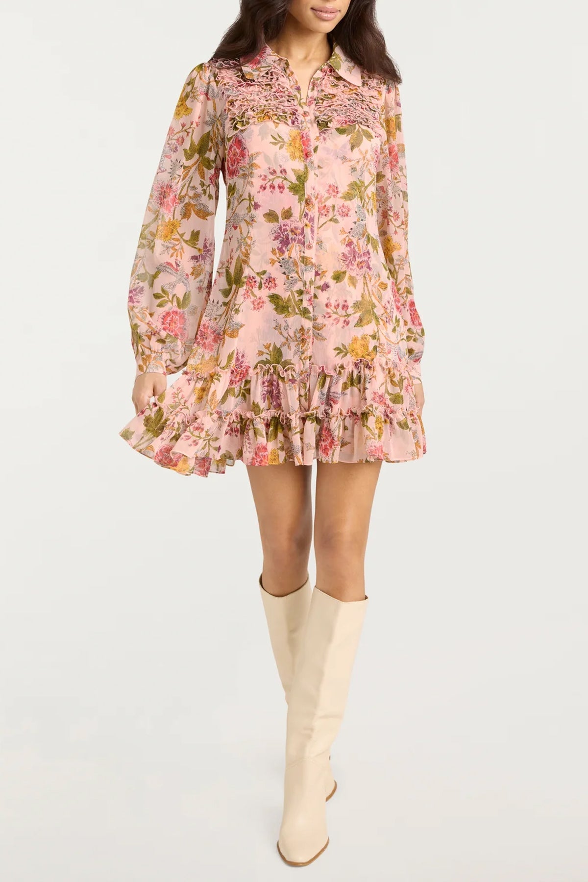 Barnes Dress in Soft Pink - shop - olivia.com