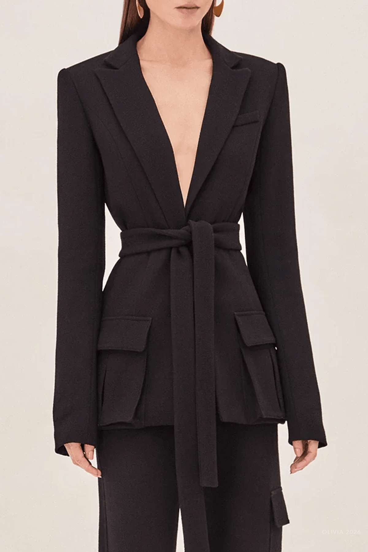 Bartan Jacket in Black - shop - olivia.com