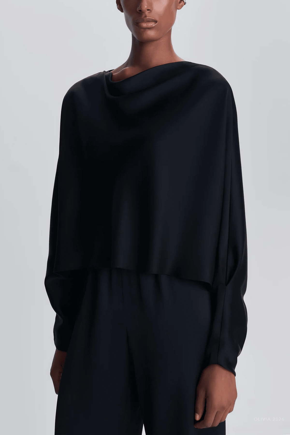 Bearitz Satin Top in Black - shop-olivia.com