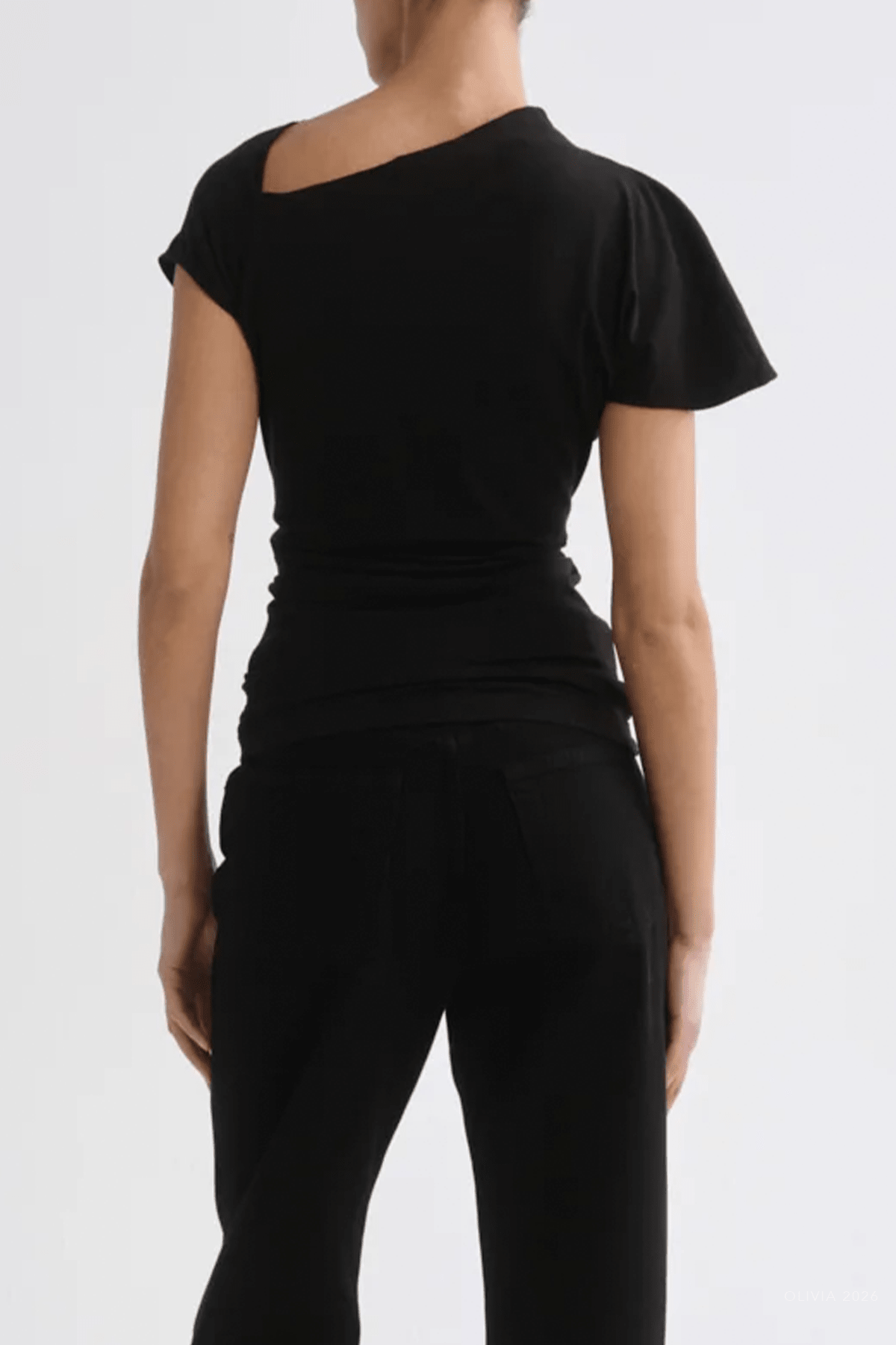 Beckly Tee in Black - shop-olivia.com