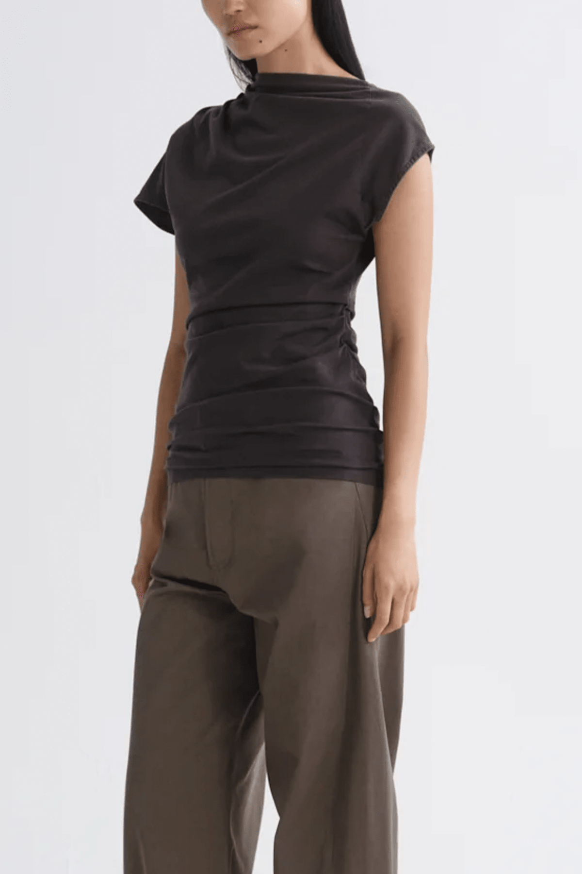 Beckly Tee in Forge - shop-olivia.com