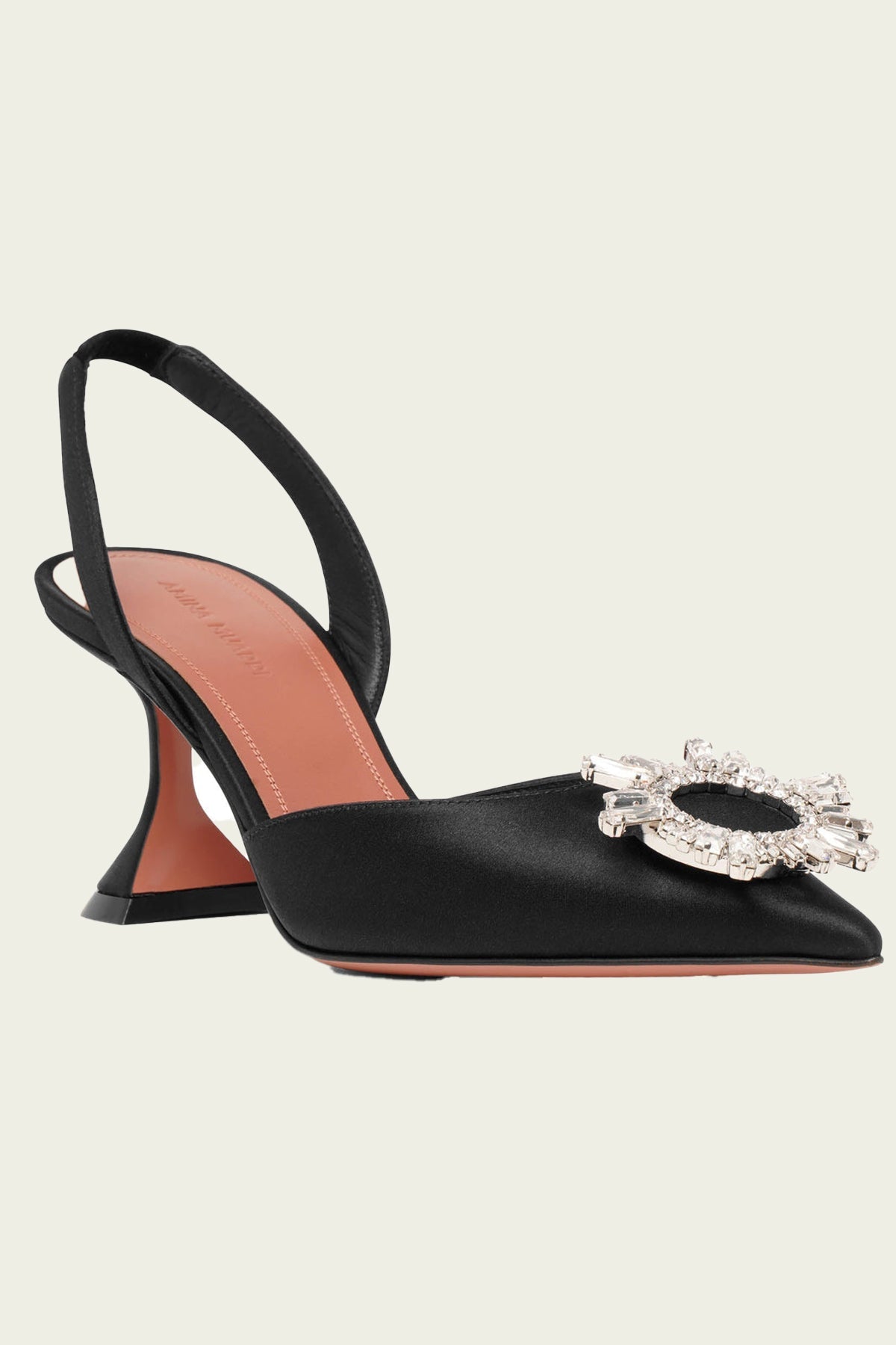 Begum Sling 70 in Satin Black - shop - olivia.com