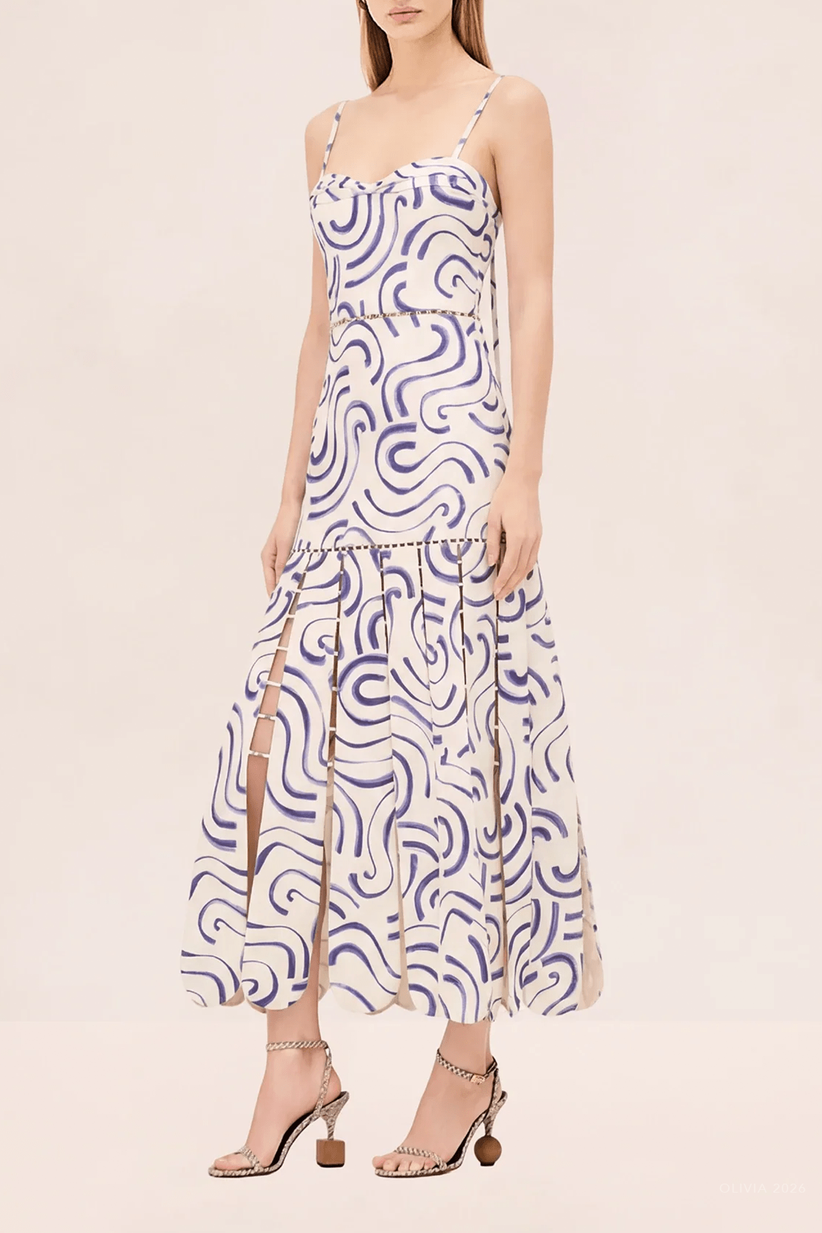 Bellisse Dress in Blue Wave - shop - olivia.com