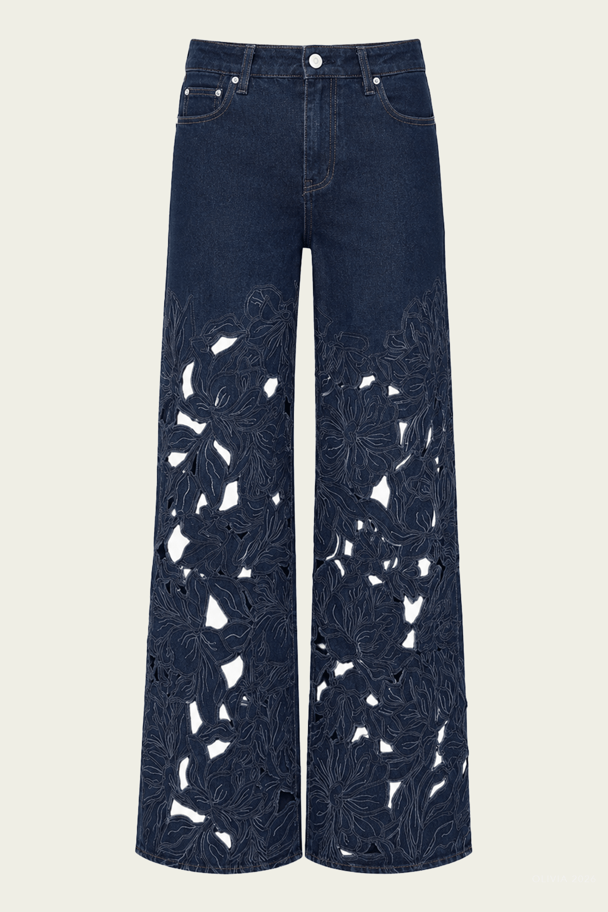 Betty Straight - Leg Jean in Imperial - shop - olivia.com