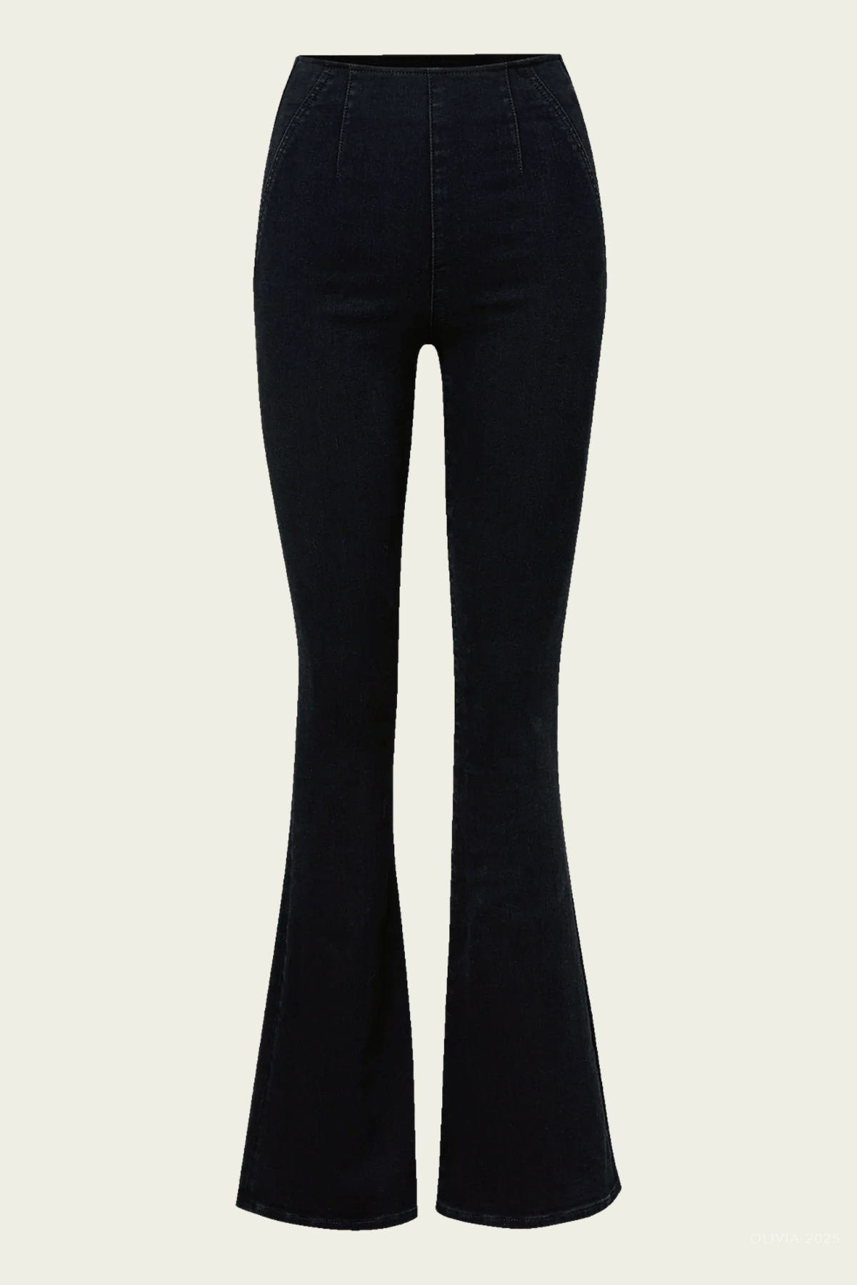 Beverly Off - Duty Skinny - Flare Jean in Onyx - shop - olivia.com