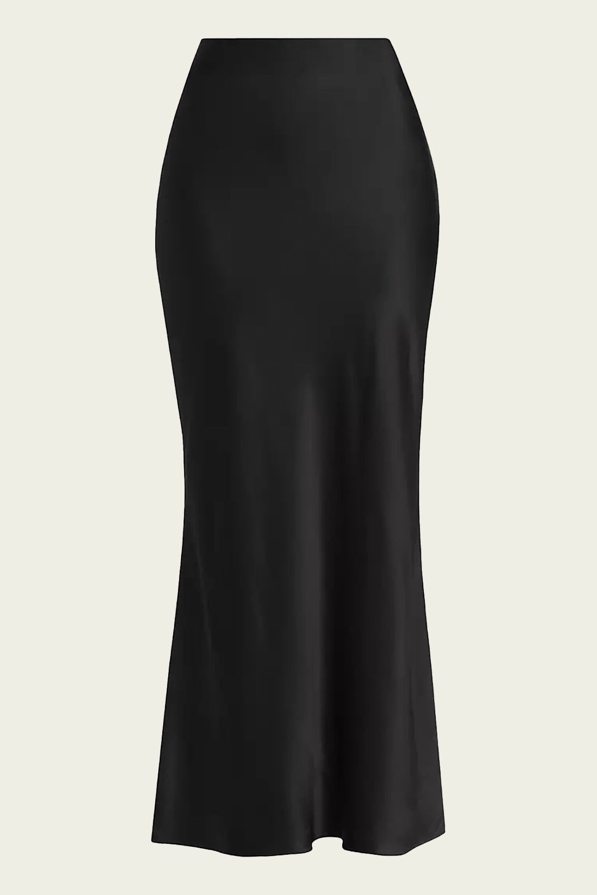 Bias Maxi Skirt in Black - shop-olivia.com