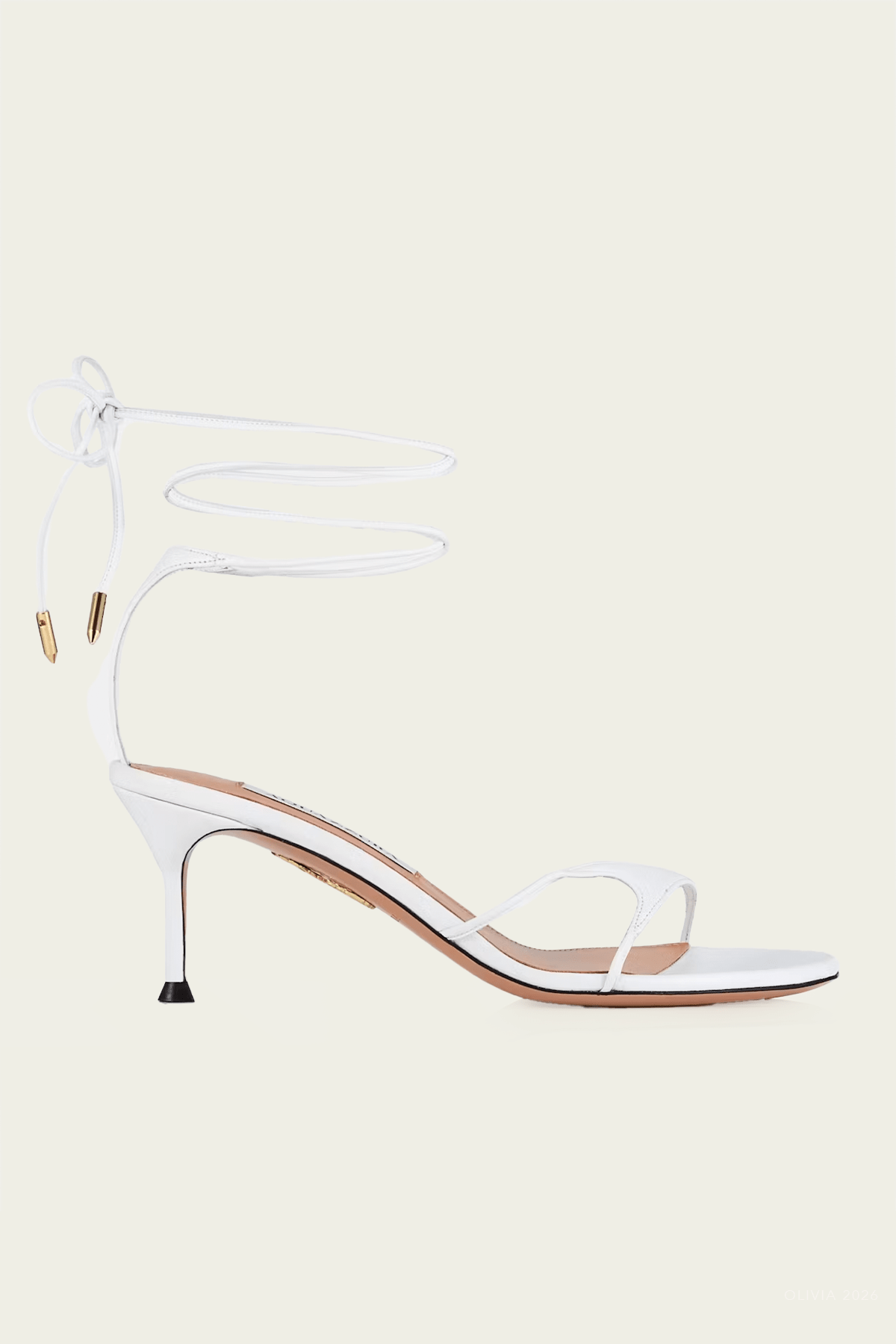 Bikini Sandal 65 in Optic White - shop - olivia.com