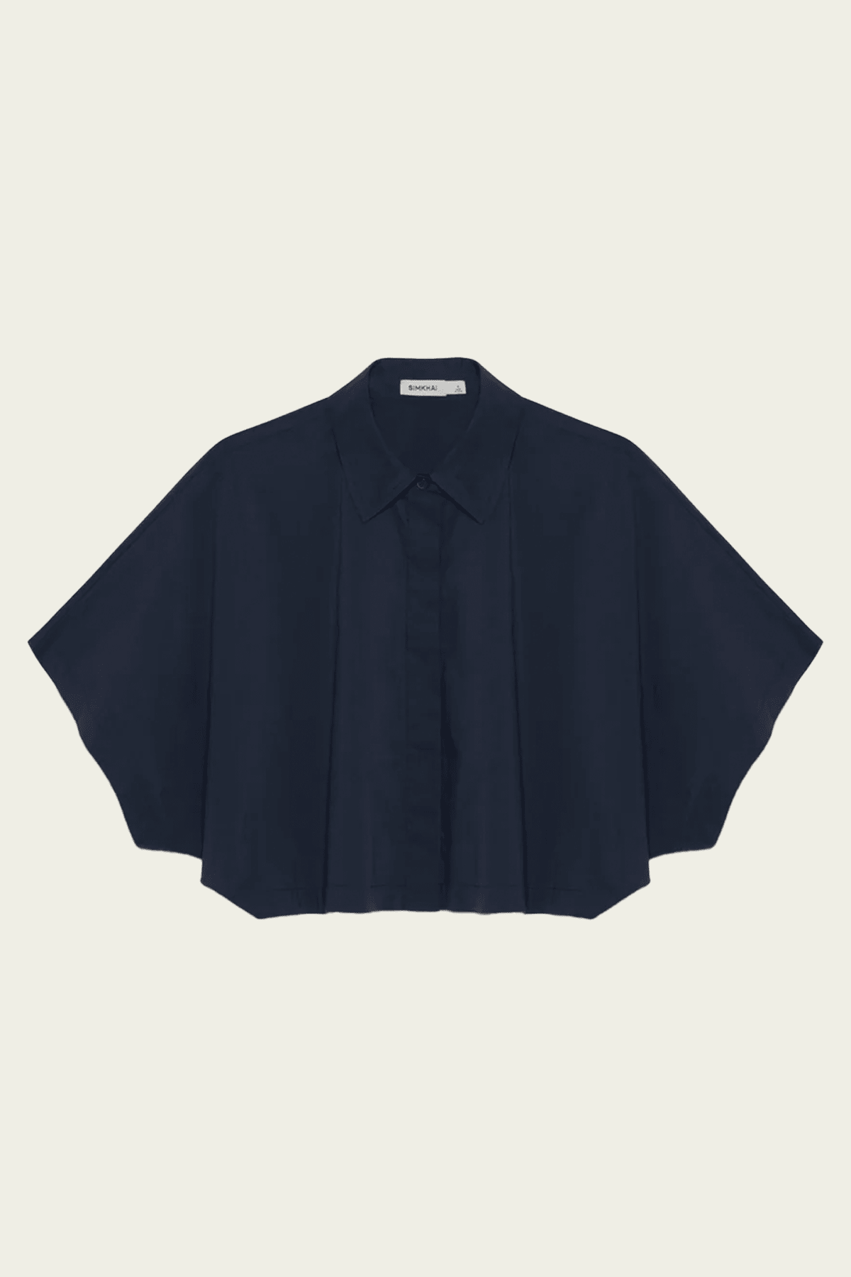Blair Cotton Shirt in Midnight - shop-olivia.com