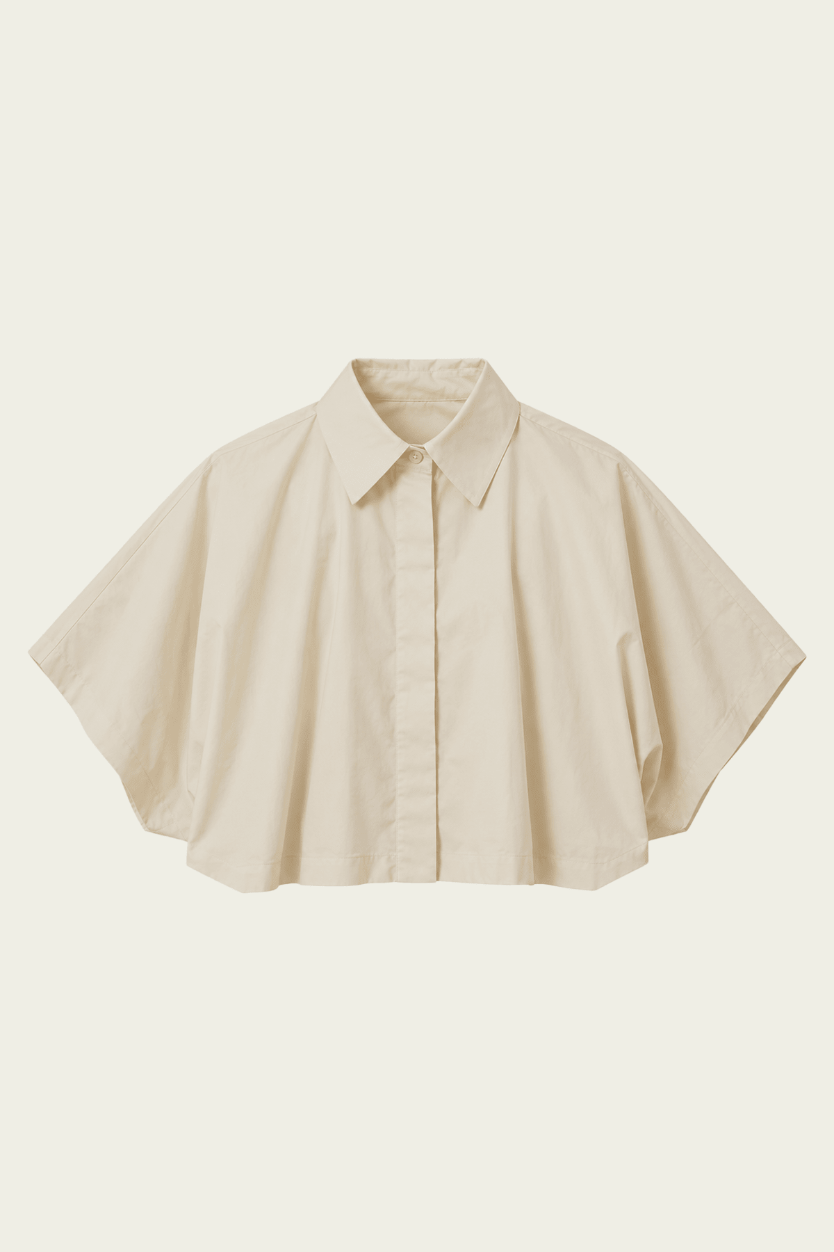Blair Cotton Shirt in Stone - shop-olivia.com